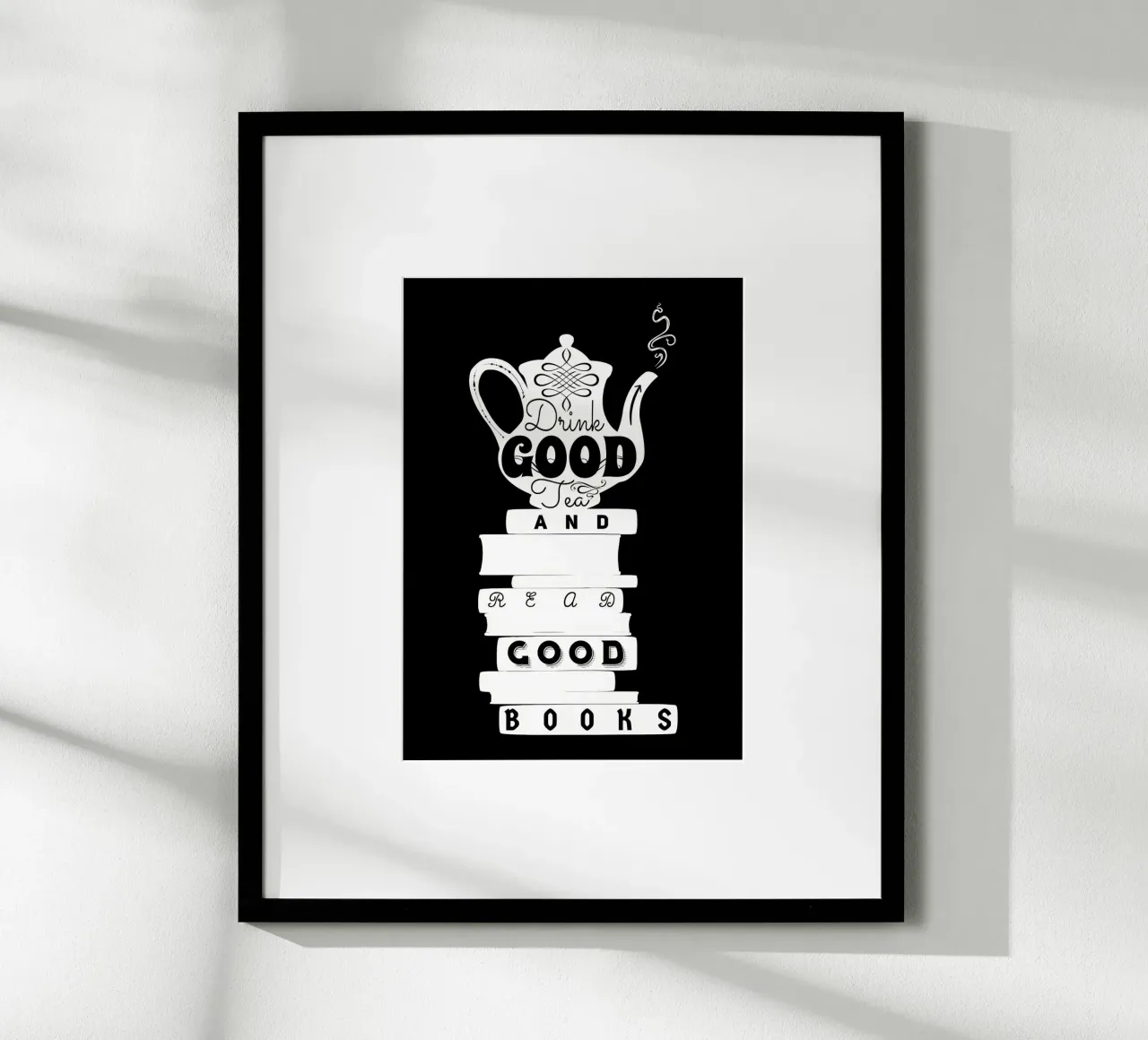 Regalo per topi di biblioteca poster con telaio in plastica da Aiden Garcia