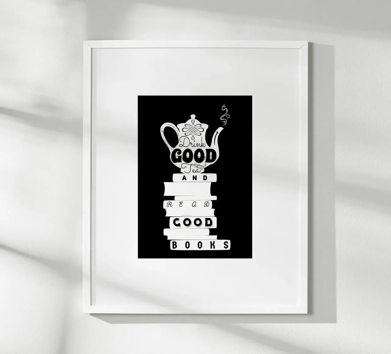Regalo per topi di biblioteca poster con telaio in plastica da Aiden Garcia