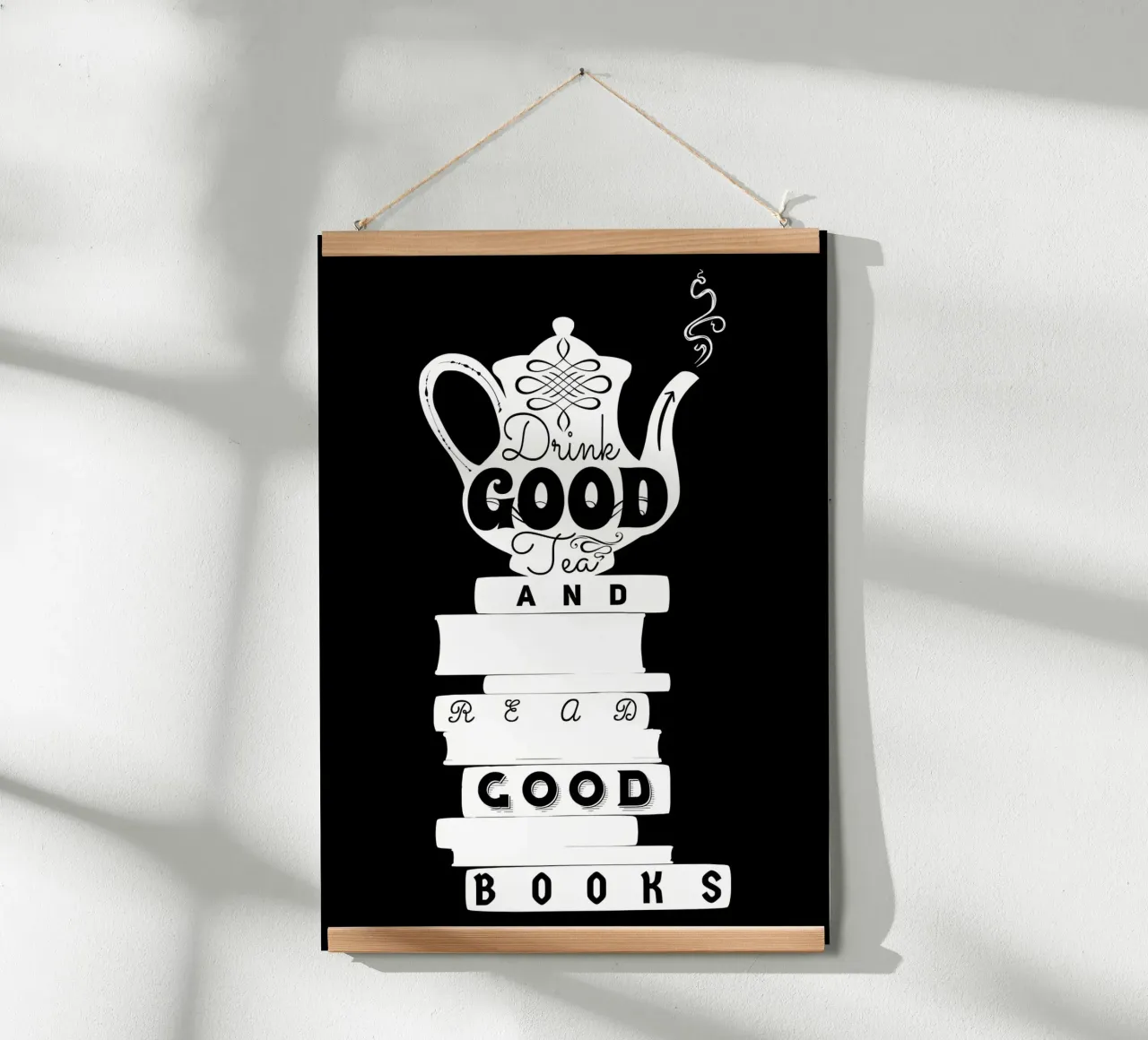Regalo per topi di biblioteca poster con telaio in plastica da Aiden Garcia