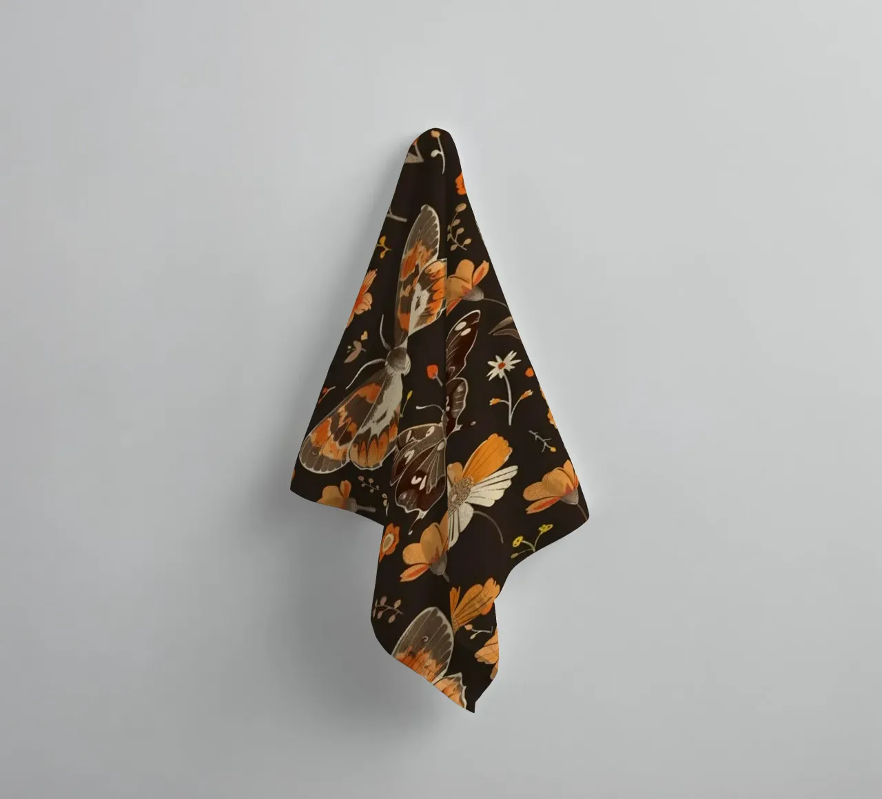Vintage Retro Butterflies and Moths asciugamano da bagno da Sunflower Soul Studio