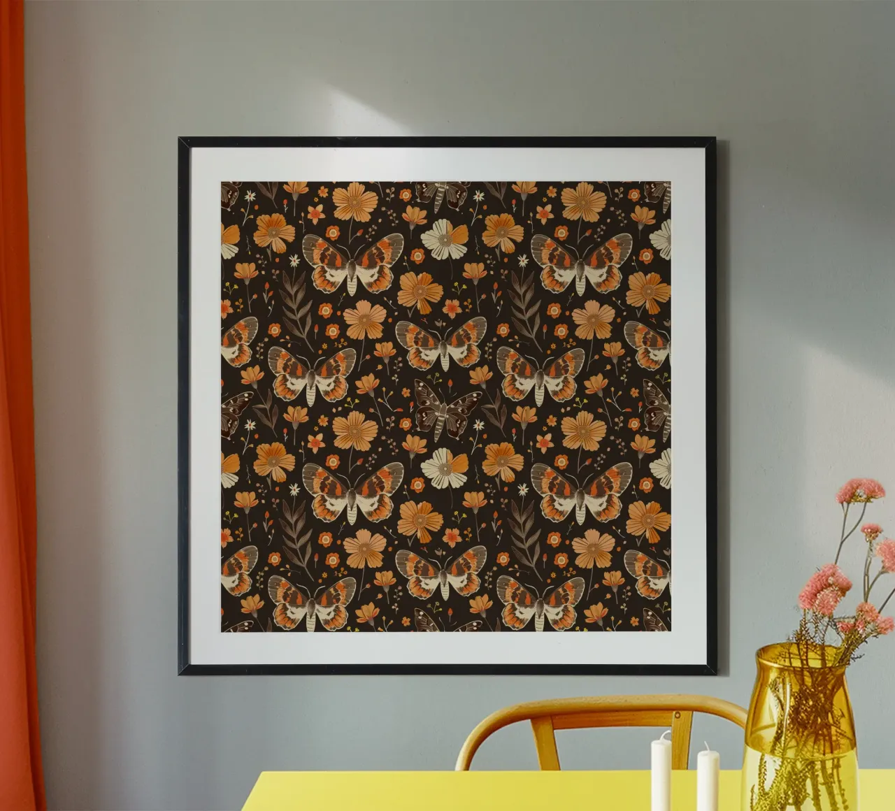 Vintage Retro Butterflies and Moths carta hahnemühle da Sunflower Soul Studio