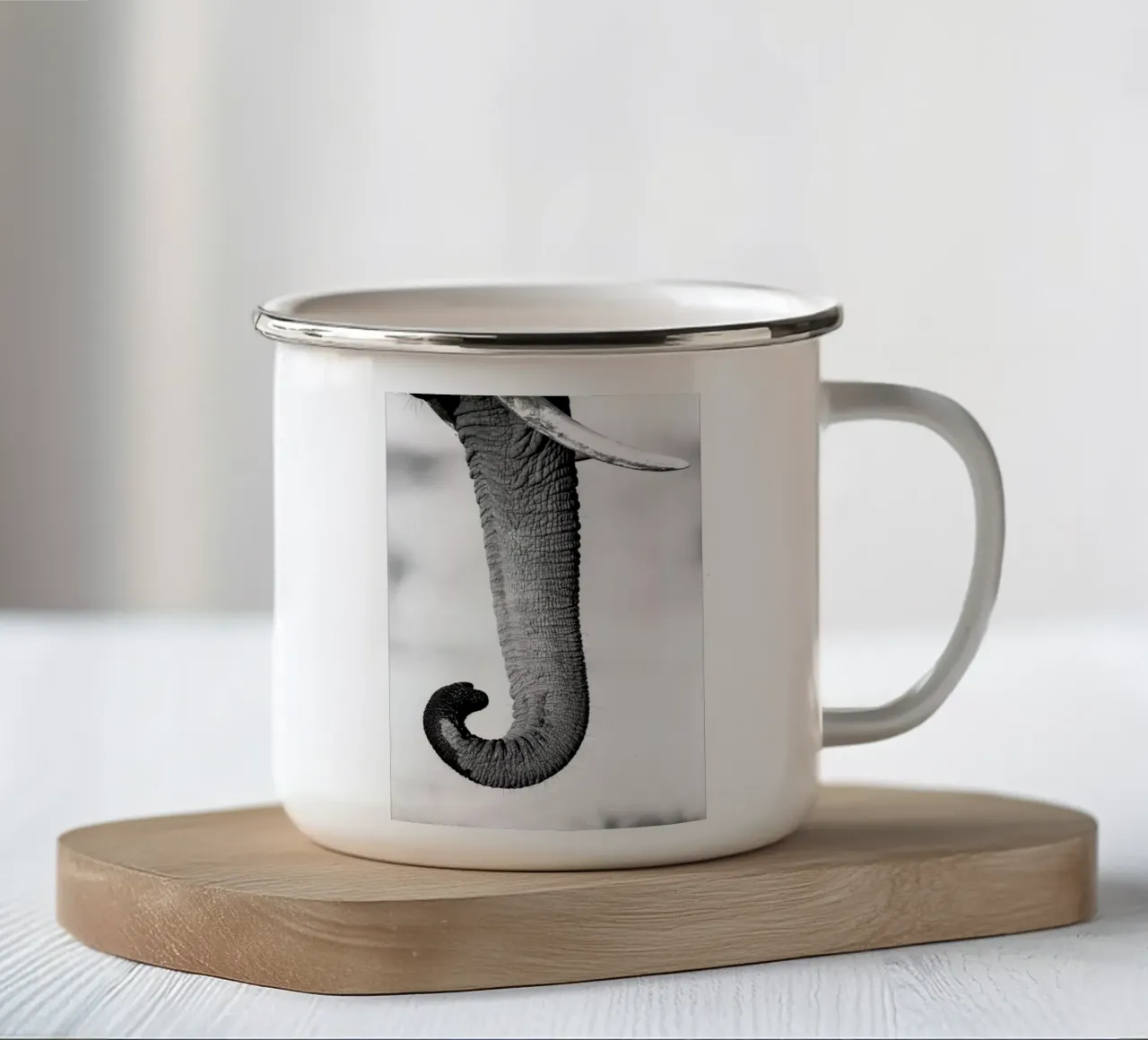 Trunk tazza in smalto da Natural Kingdom