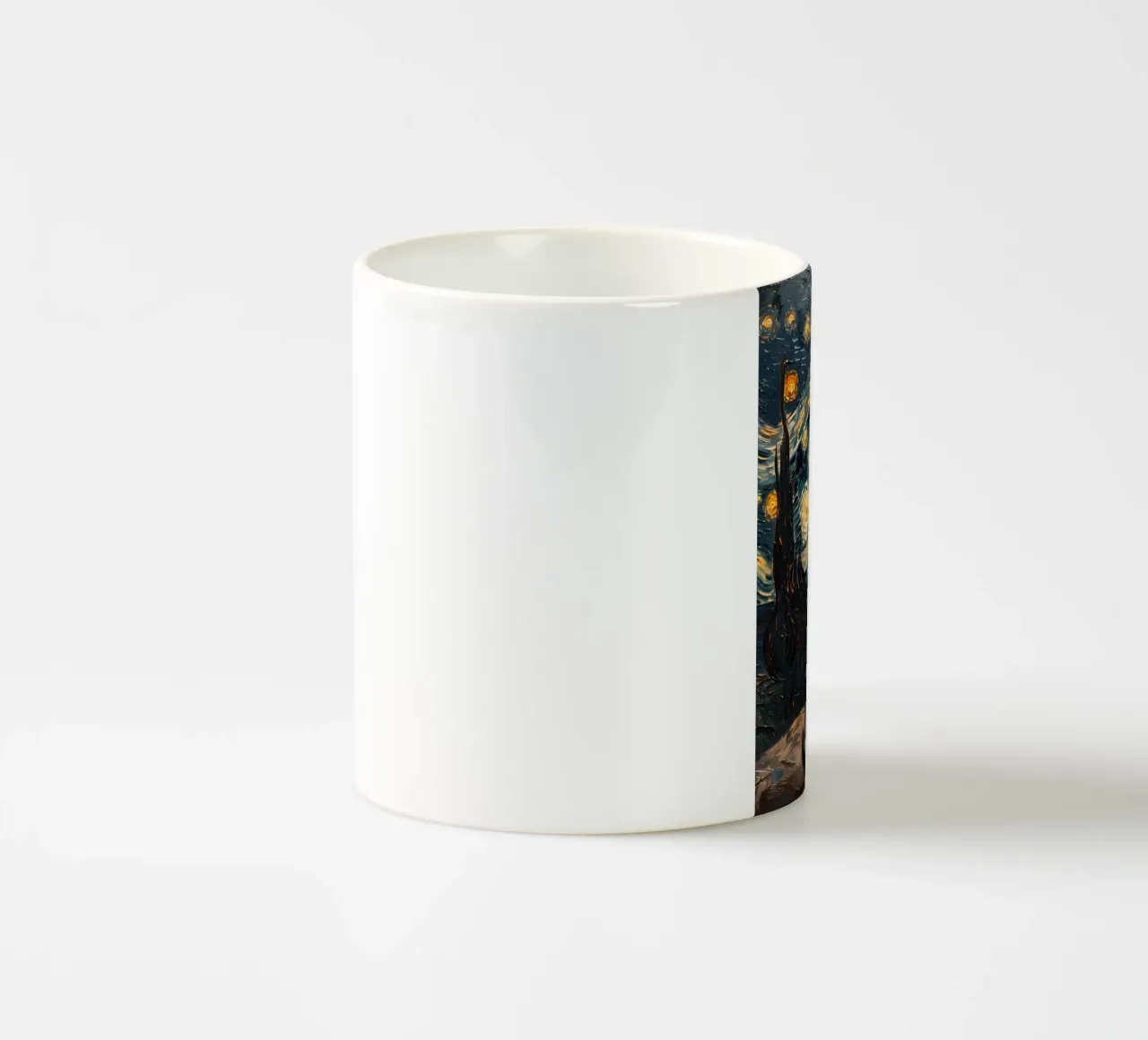 Cane nella notte stellata tazza in ceramica da Adrian Patel