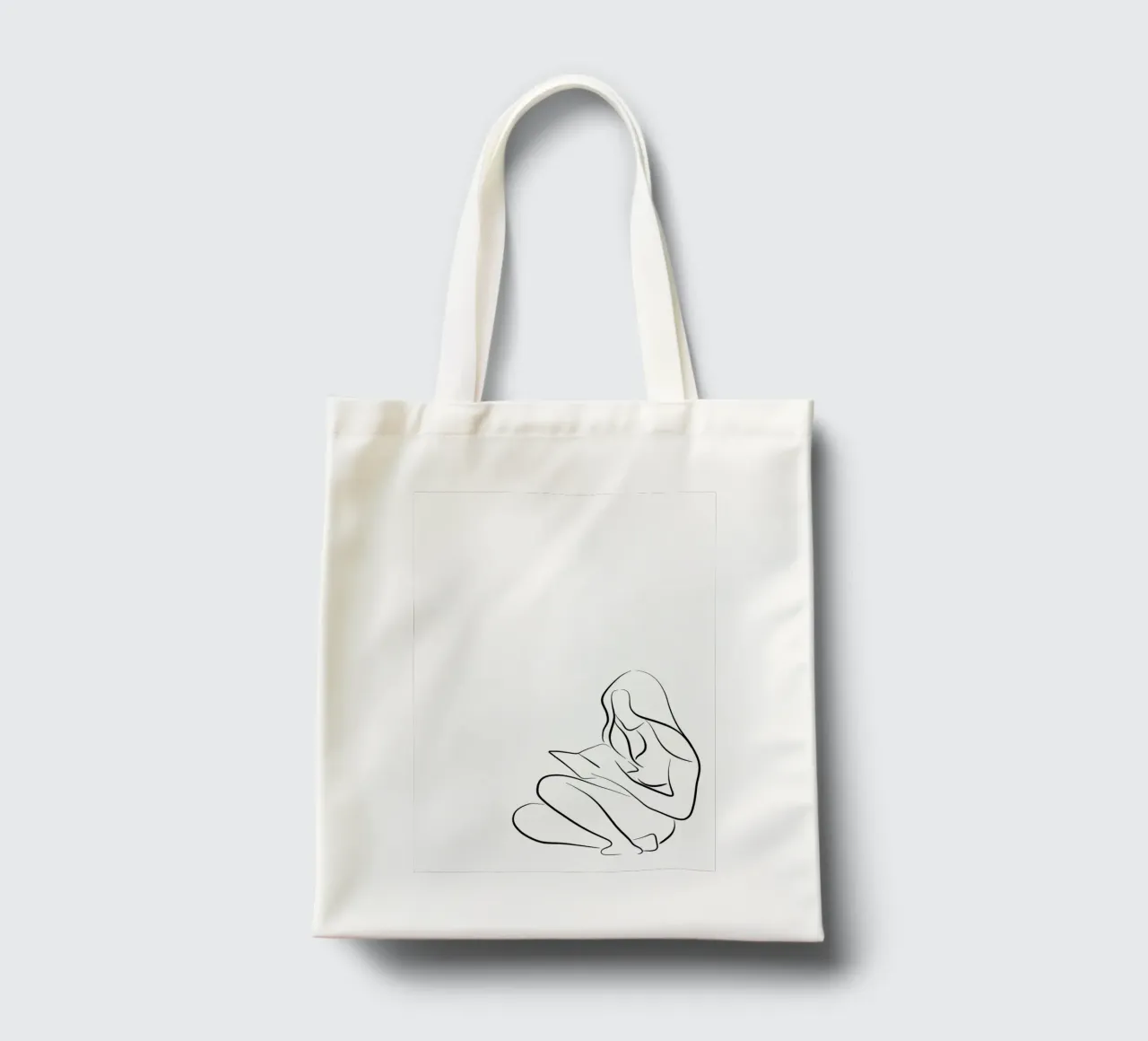 Reading Rita tote bag by Aiden Garcia