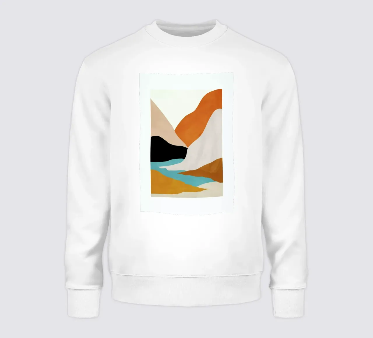 Mountainscape sweatshirt van Pure