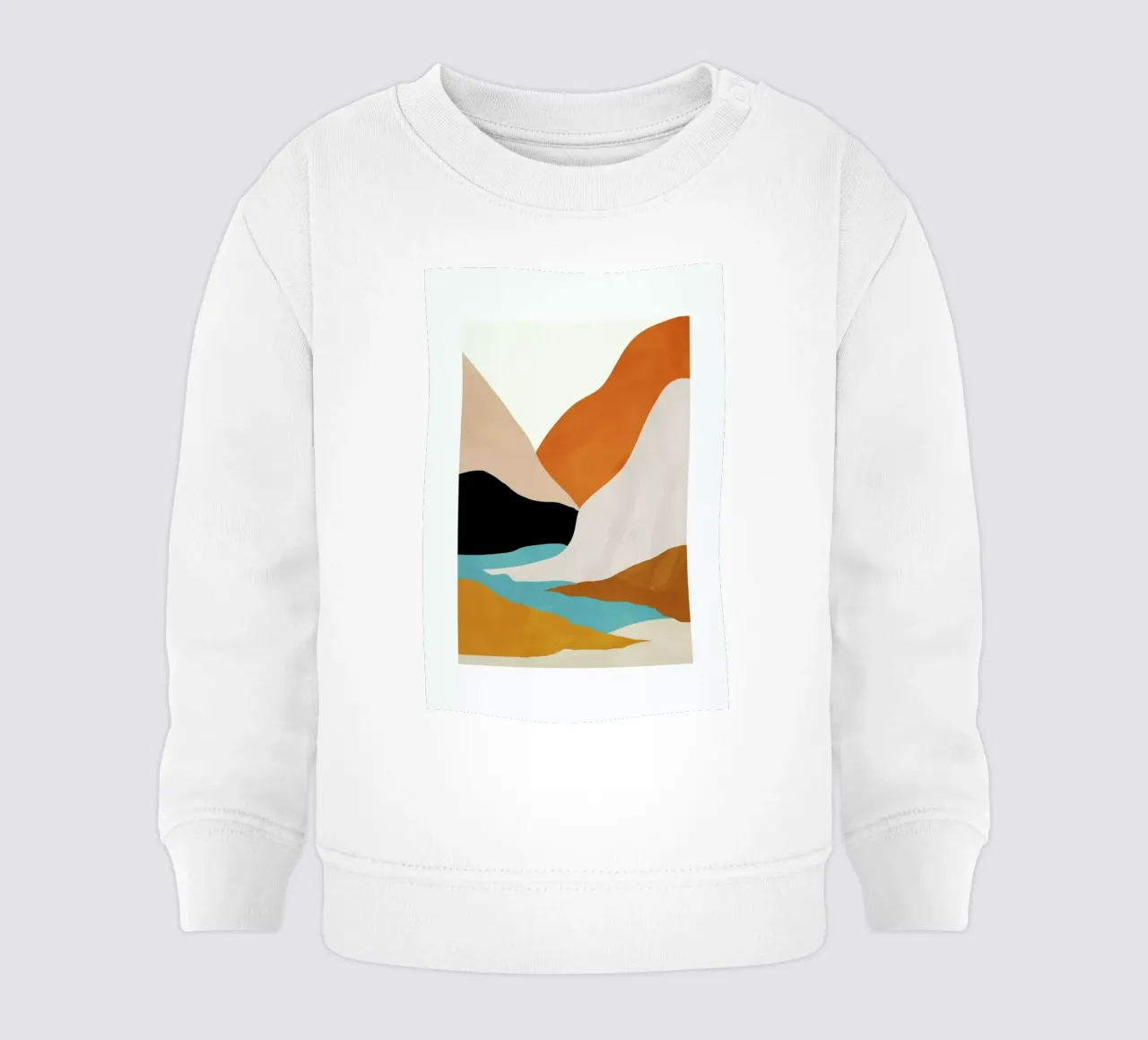 Mountainscape felpa neonato da Pure