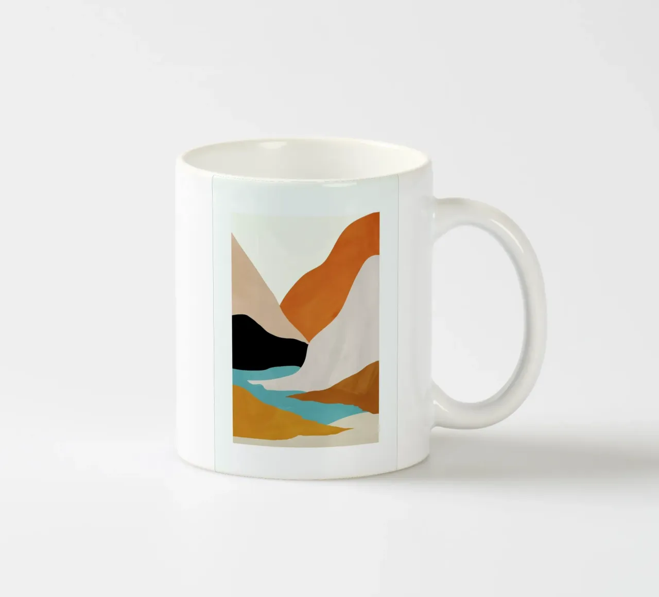 Mountainscape tazza in ceramica da Pure