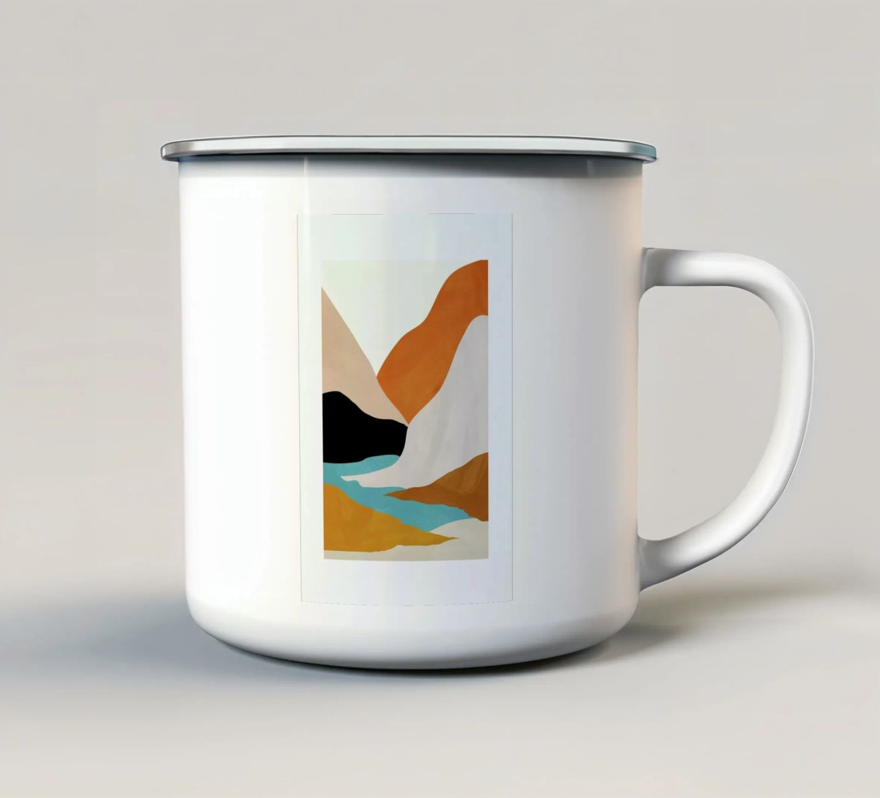 Mountainscape tazza in smalto da Pure