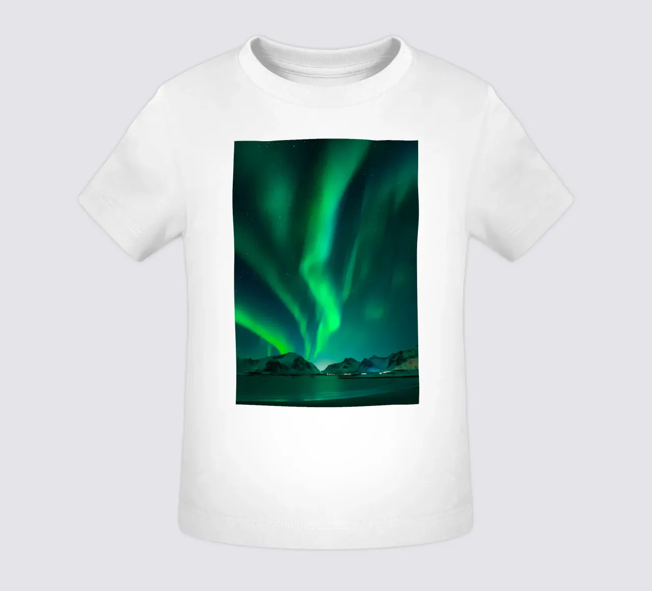 L'Aurora Boreale in Norvegia maglietta neonato da Matthew Katz