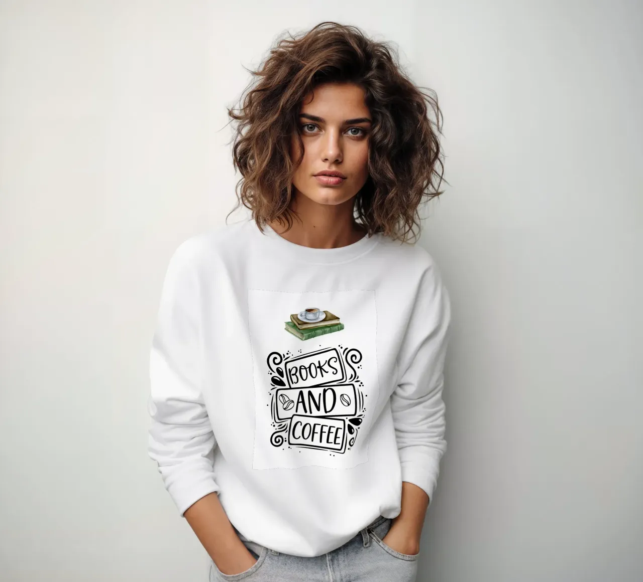 Libri e caffè felpa da Aiden Garcia