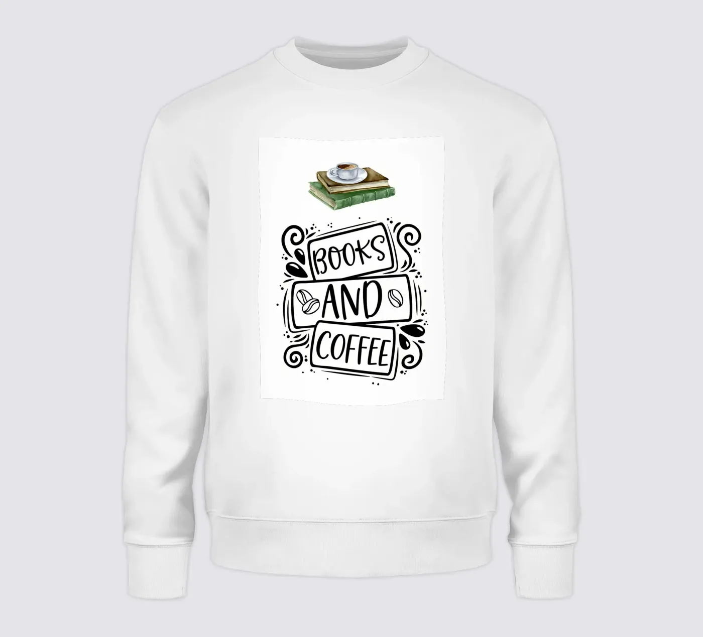 Boeken en koffie sweatshirt van Aiden Garcia