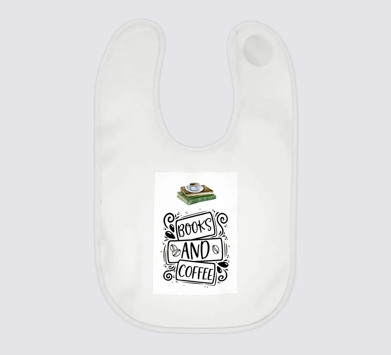 Bücher und Kaffee Babylätzchen von Aiden Garcia