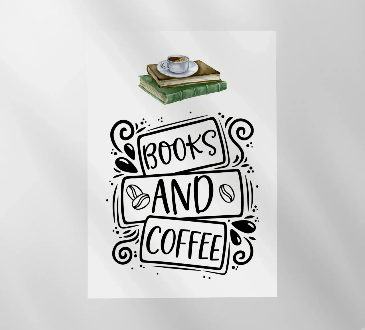 Libri e caffè pellicola backlit da Aiden Garcia