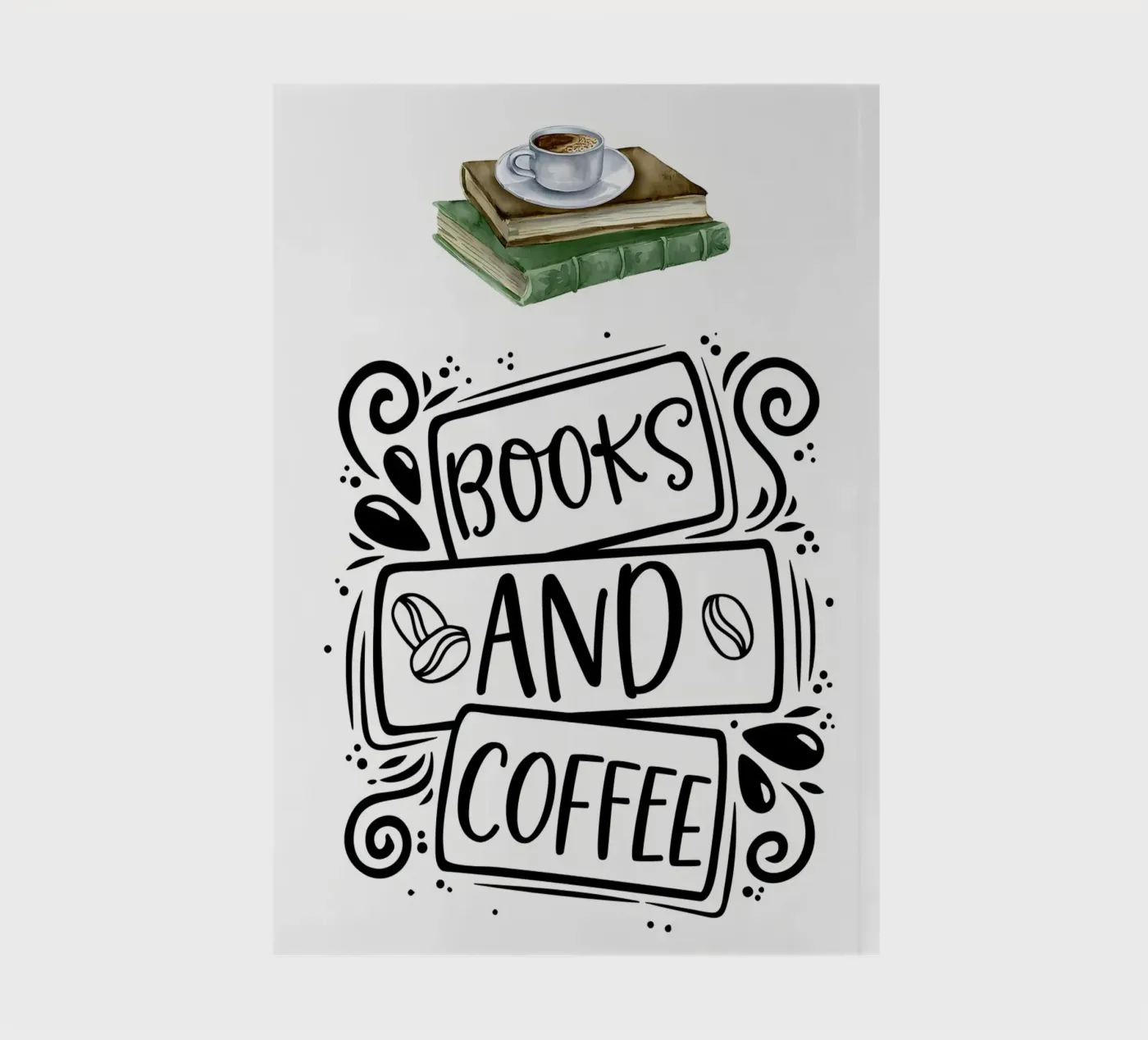 Books and Coffee quaderno da Aiden Garcia