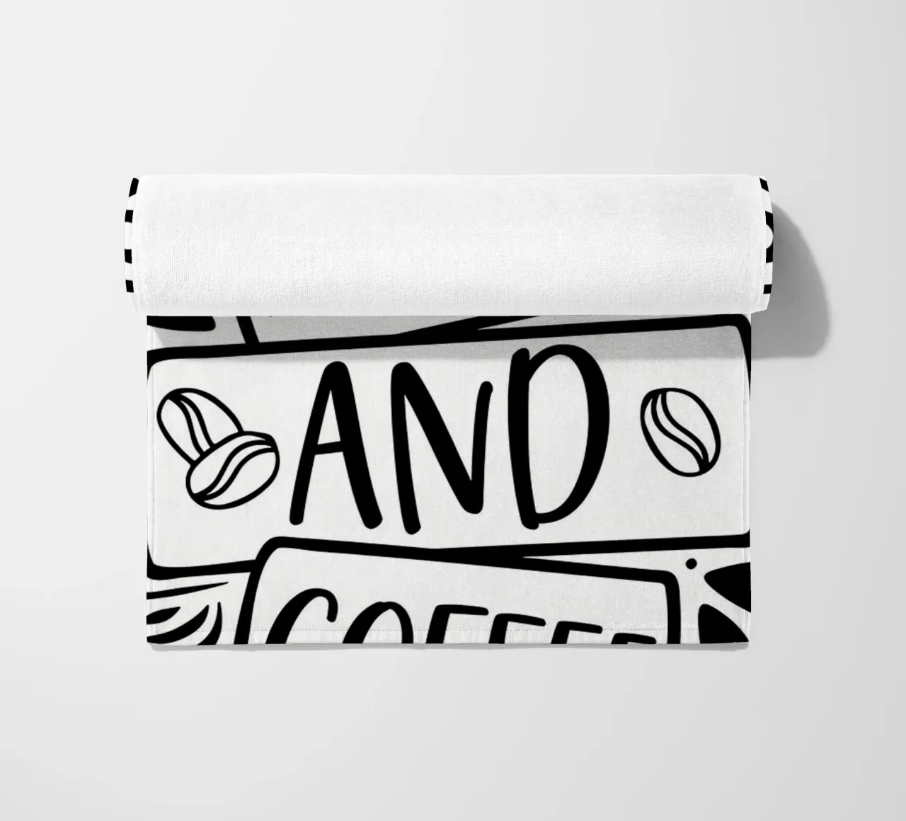 Libri e caffè telo mare da Aiden Garcia