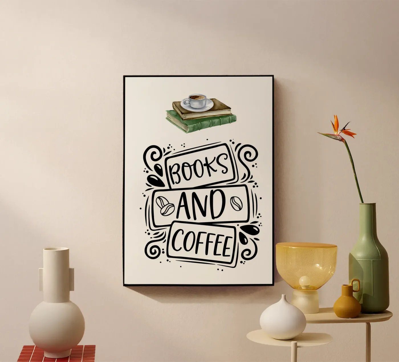 Libri e caffè plexiglass da Aiden Garcia
