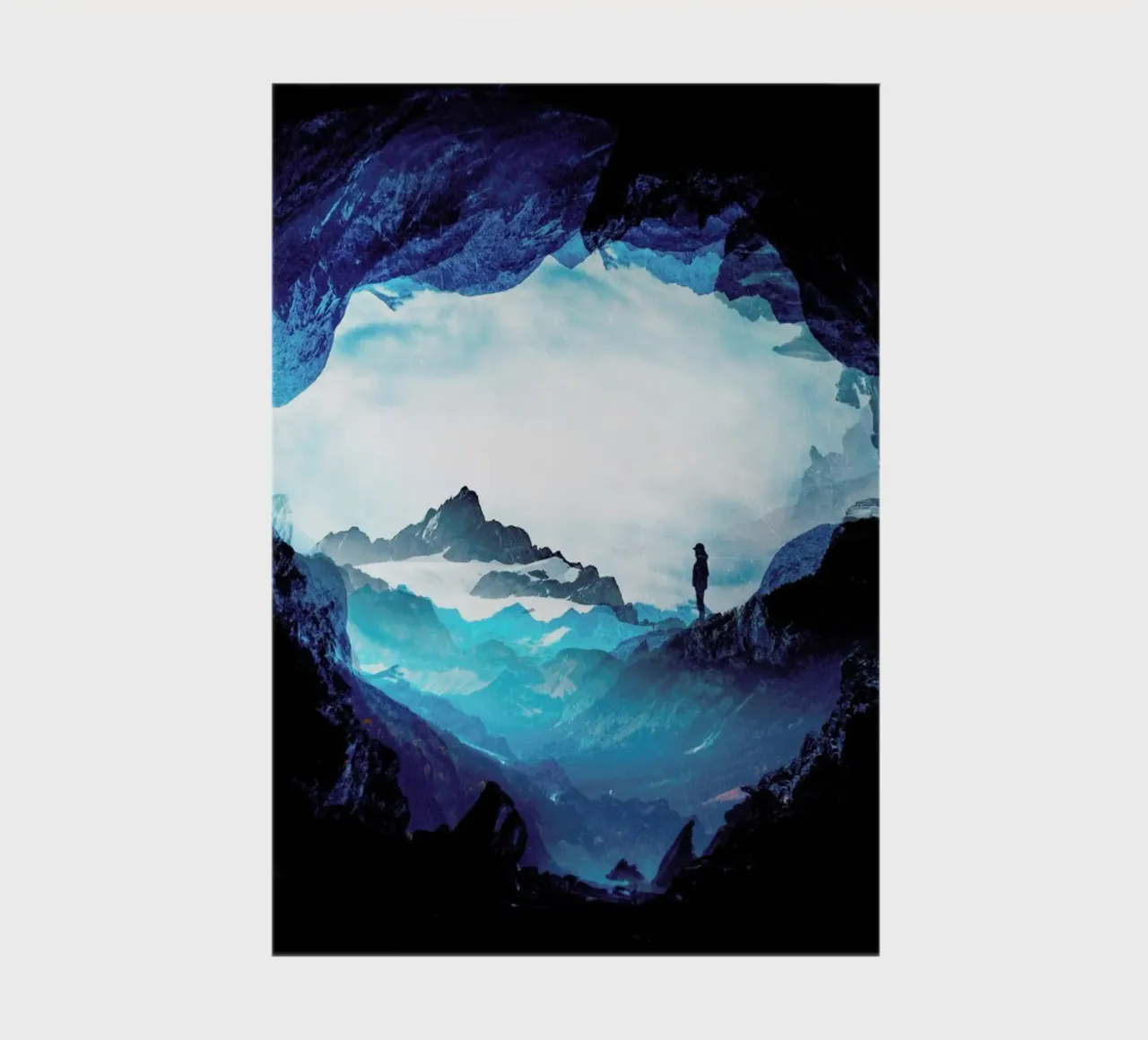 Blue Misty Mountains notebook by Stoian Hitrov
