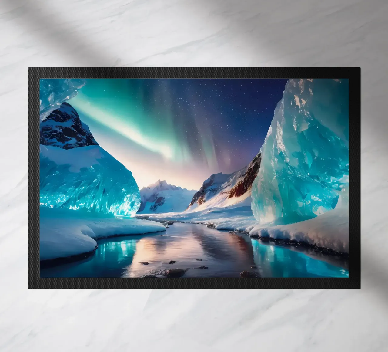 Gletsjerrivier deurmat van Matthew Katz