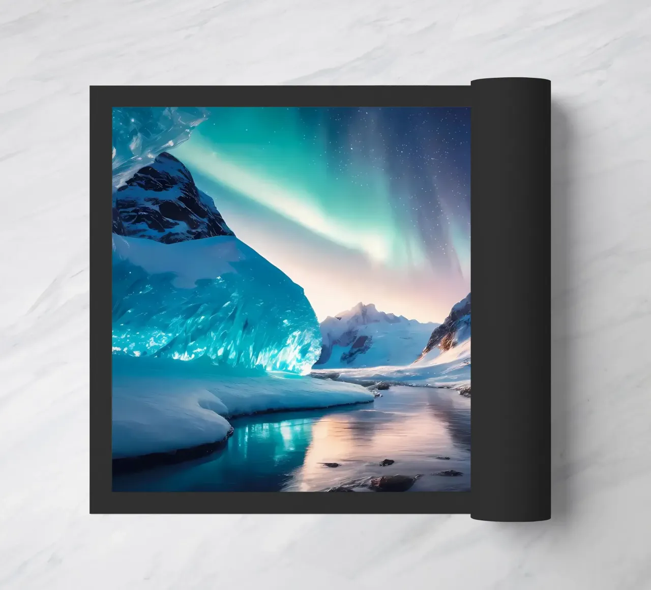 Gletsjerrivier deurmat van Matthew Katz