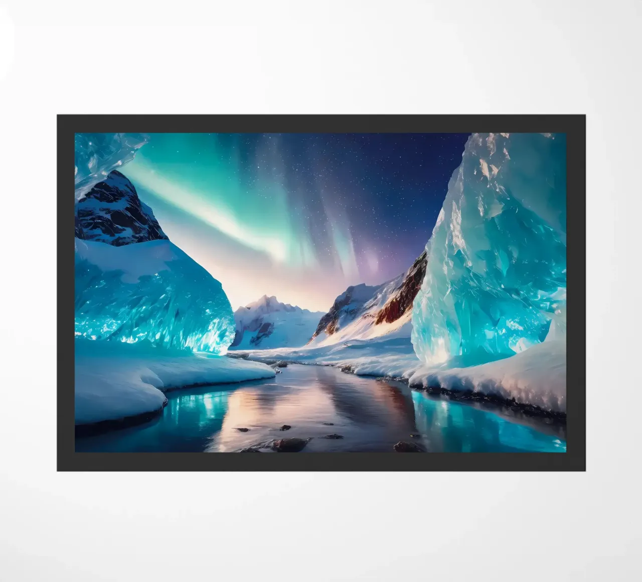 Gletsjerrivier deurmat van Matthew Katz