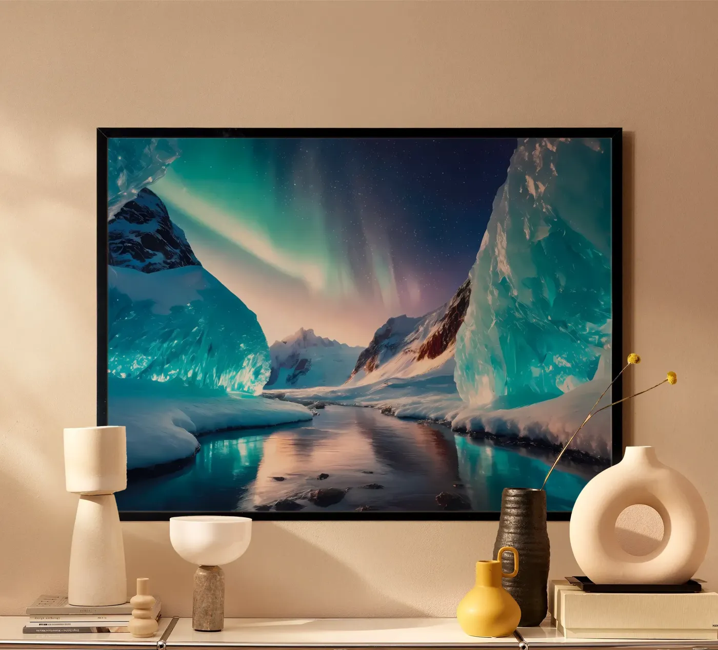 Glacial river Poster von Matthew Katz