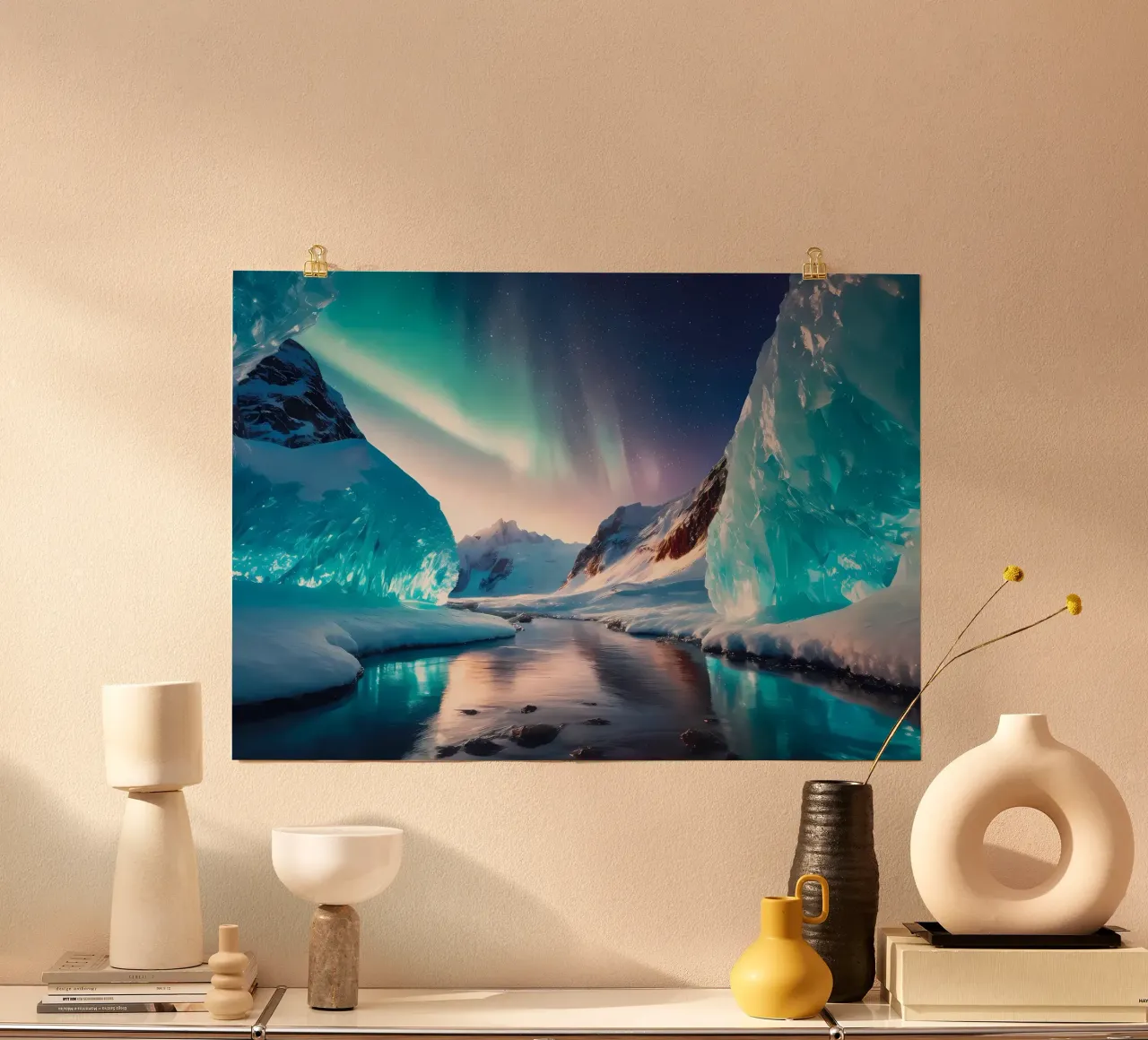 Gletsjerrivier poster van Matthew Katz