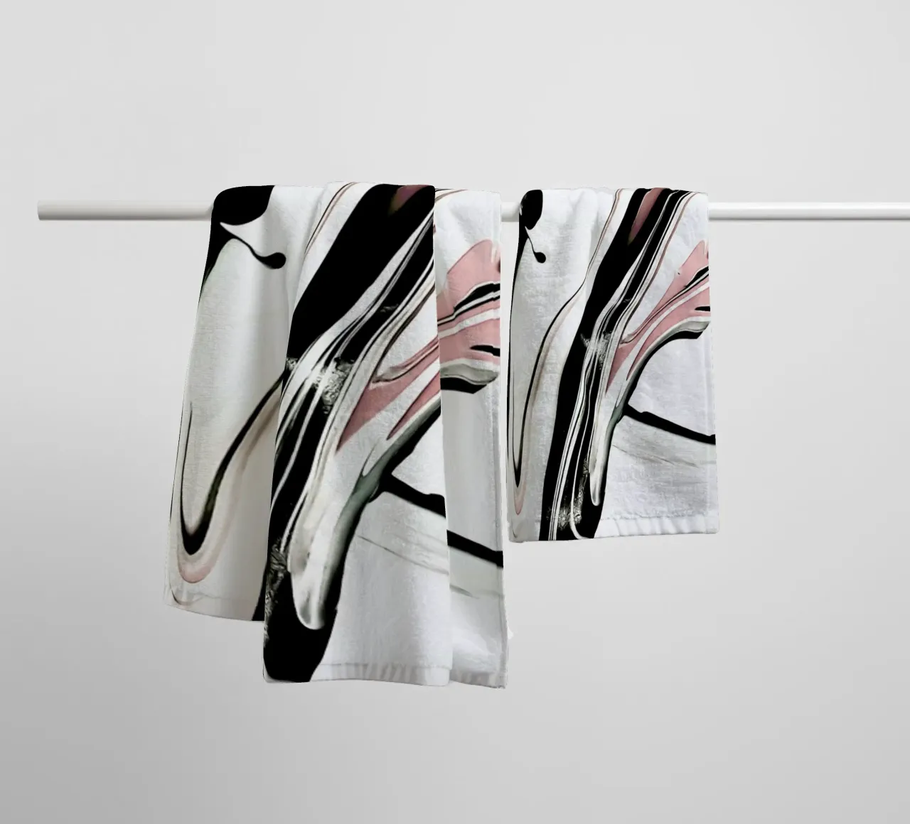 Abstract Blurry Pastels toalla de baño de Babett Schultze