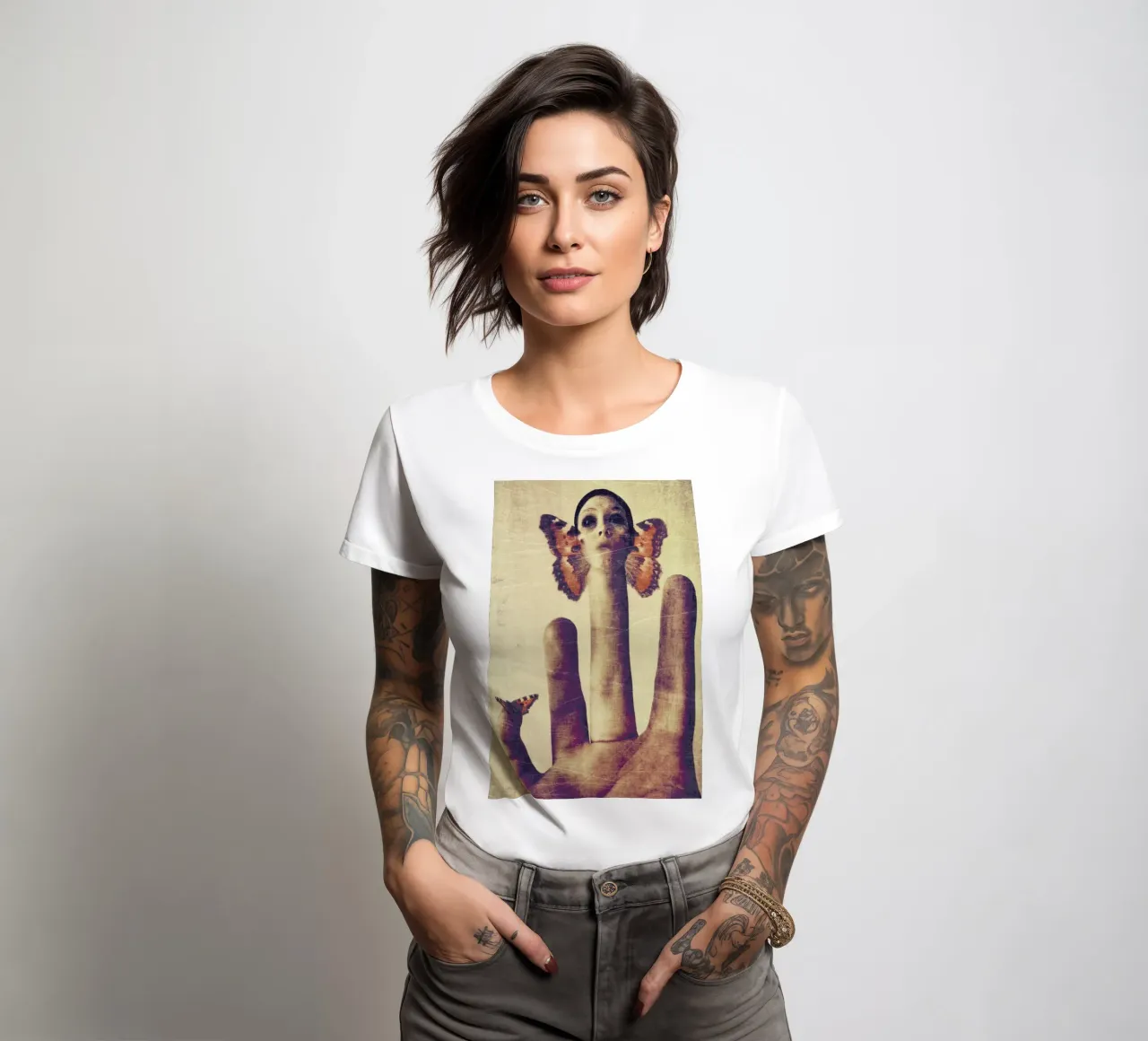 Prisoner women's fitted t-shirt by Elisabeth Fredriksson