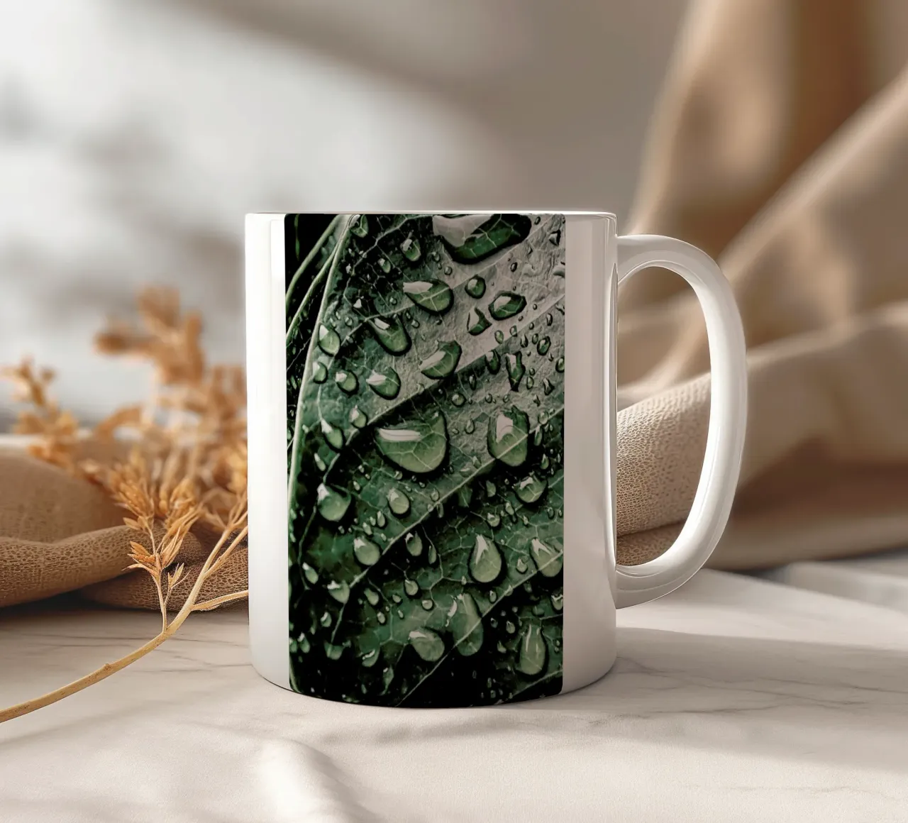 Droplets On Leaves tazza in ceramica da Flora & Fauna