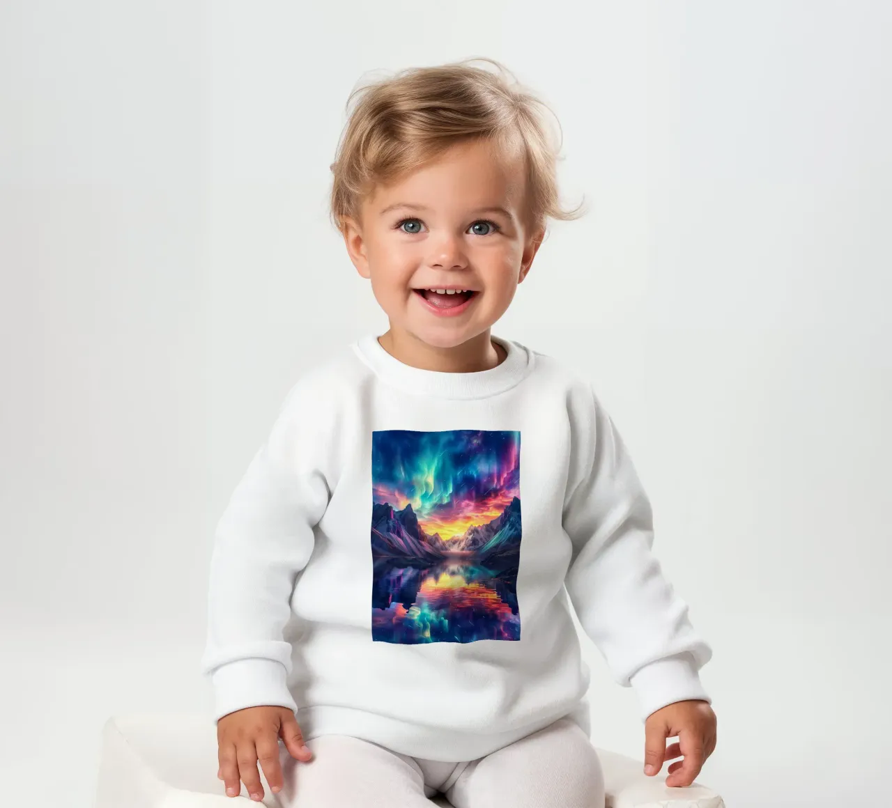 nature aurora borealis felpa neonato da Matthew Katz