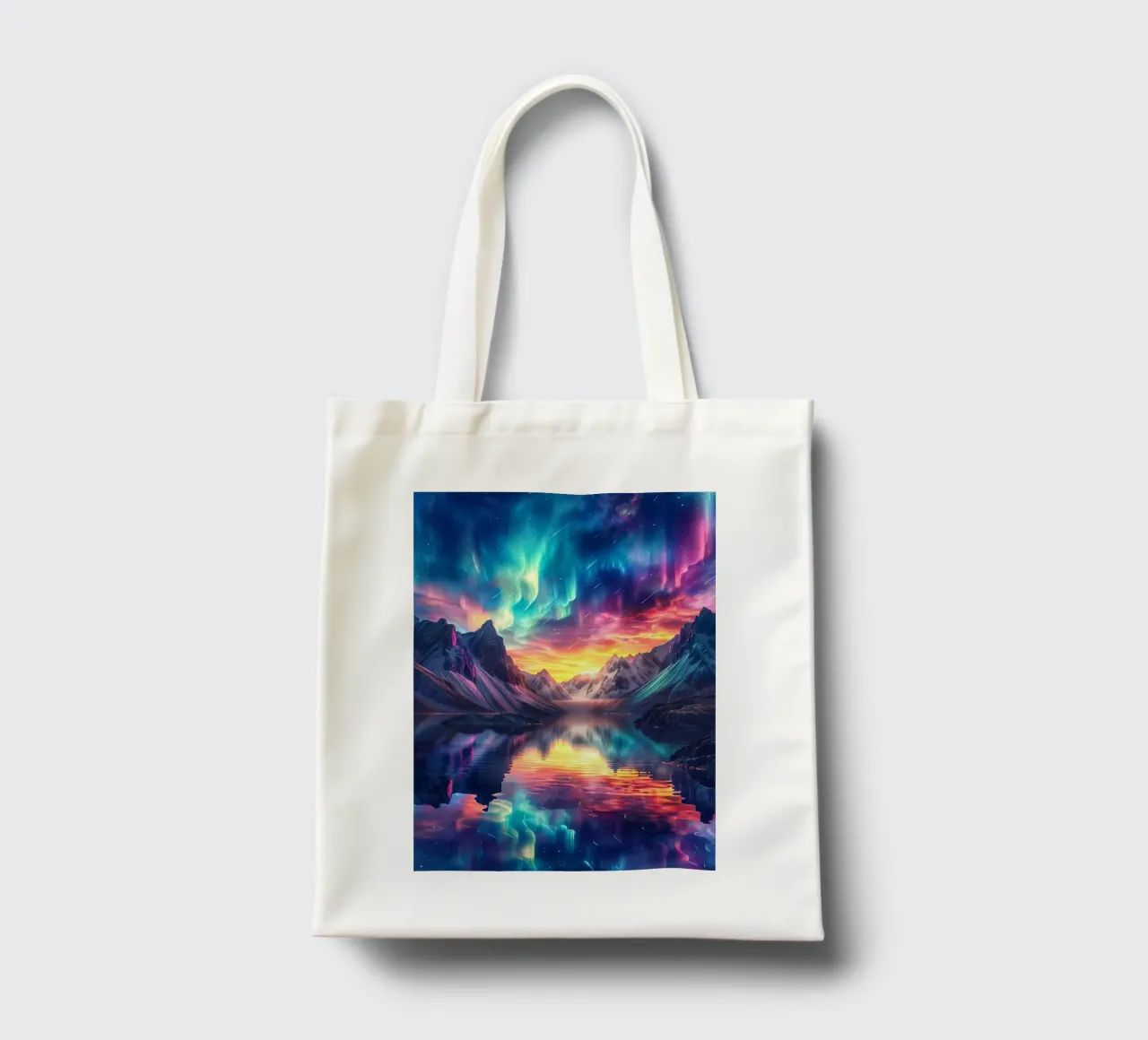 nature aurora borealis borsa in juta da Matthew Katz