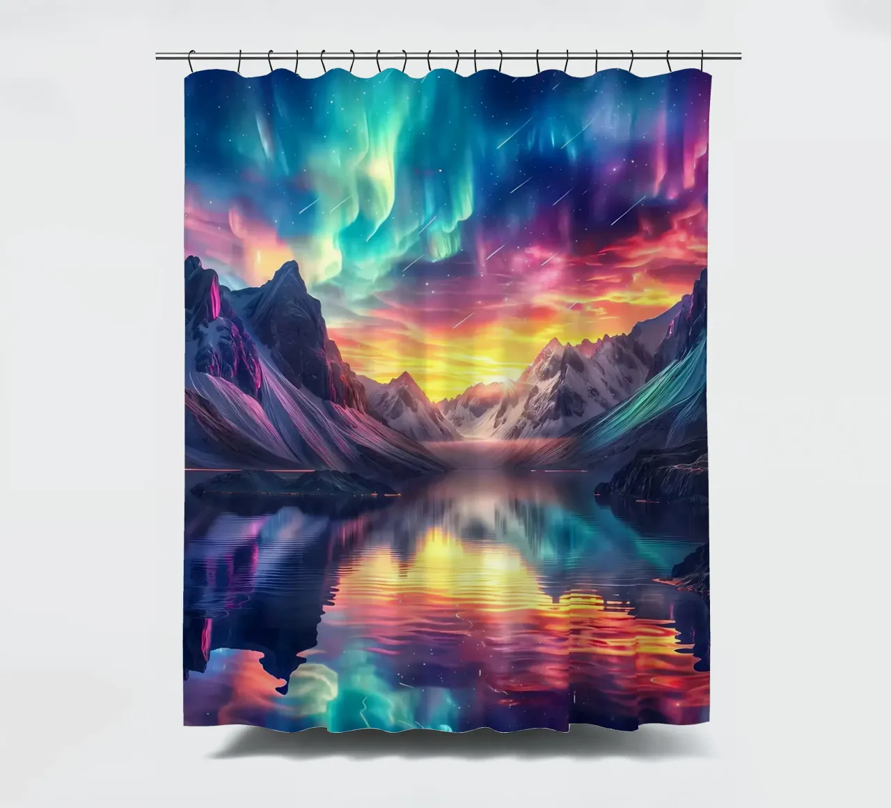 nature aurora borealis tenda da doccia da Matthew Katz
