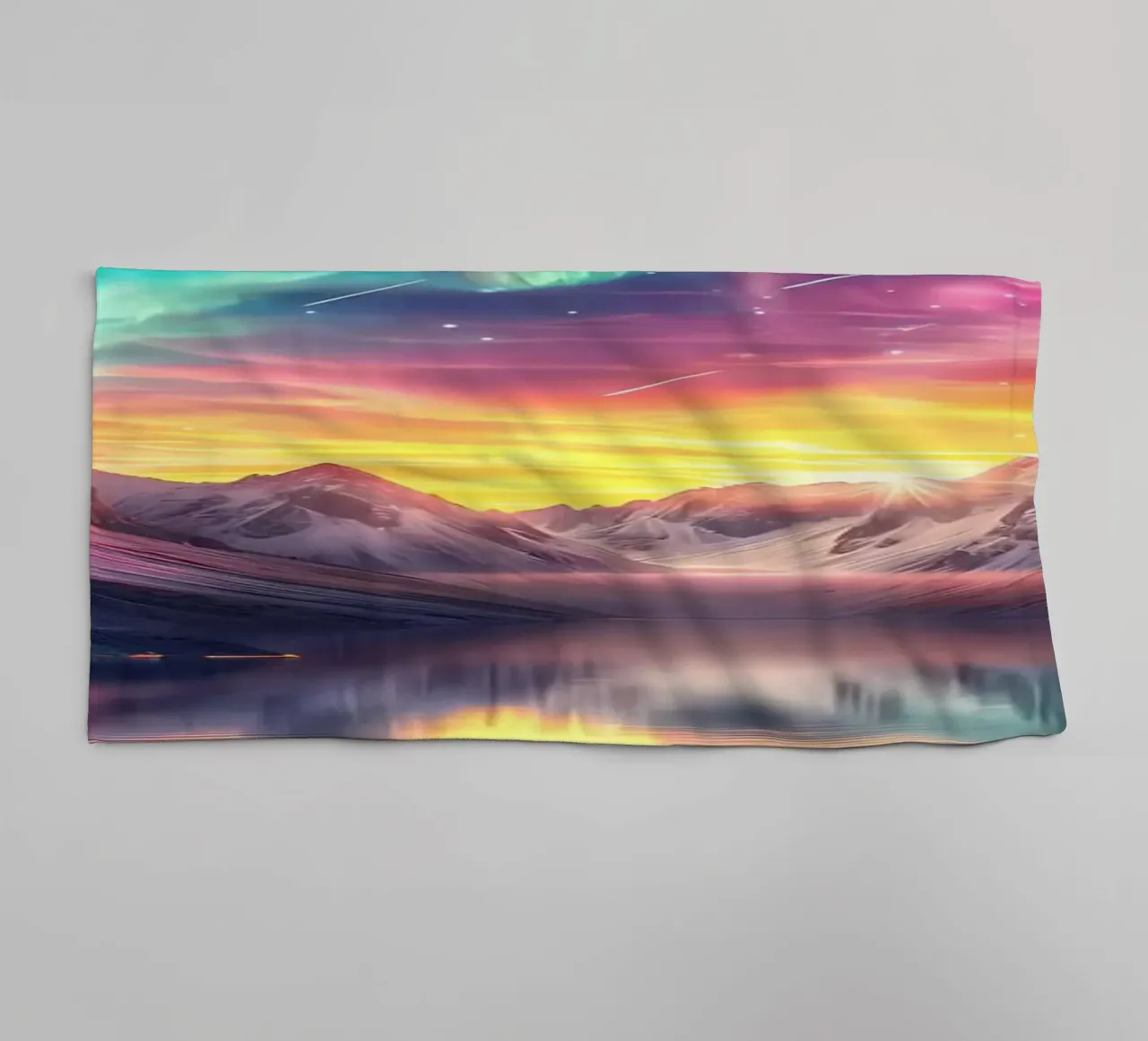nature aurora borealis asciugamano da bagno da Matthew Katz