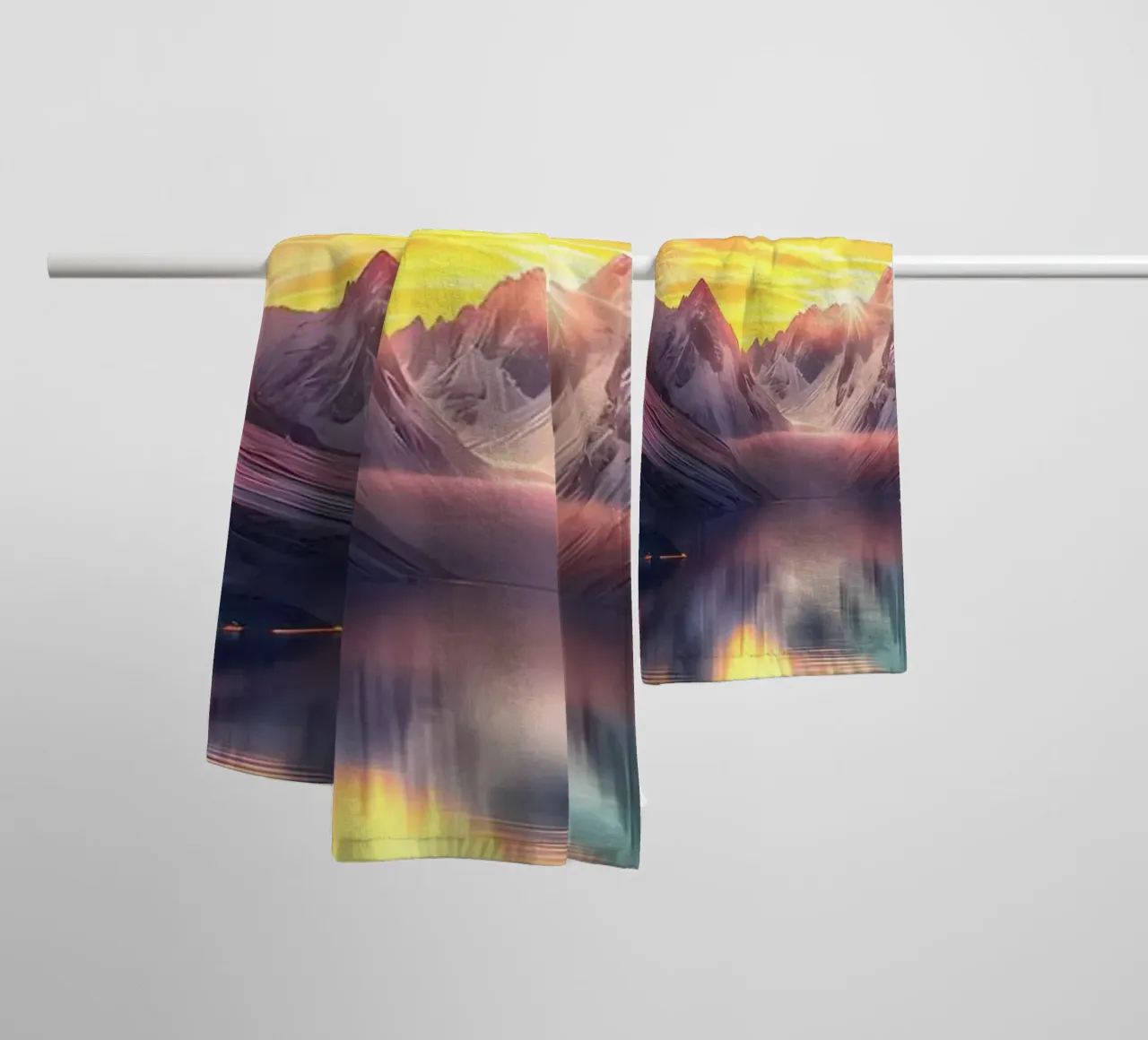 nature aurora borealis asciugamano da bagno da Matthew Katz