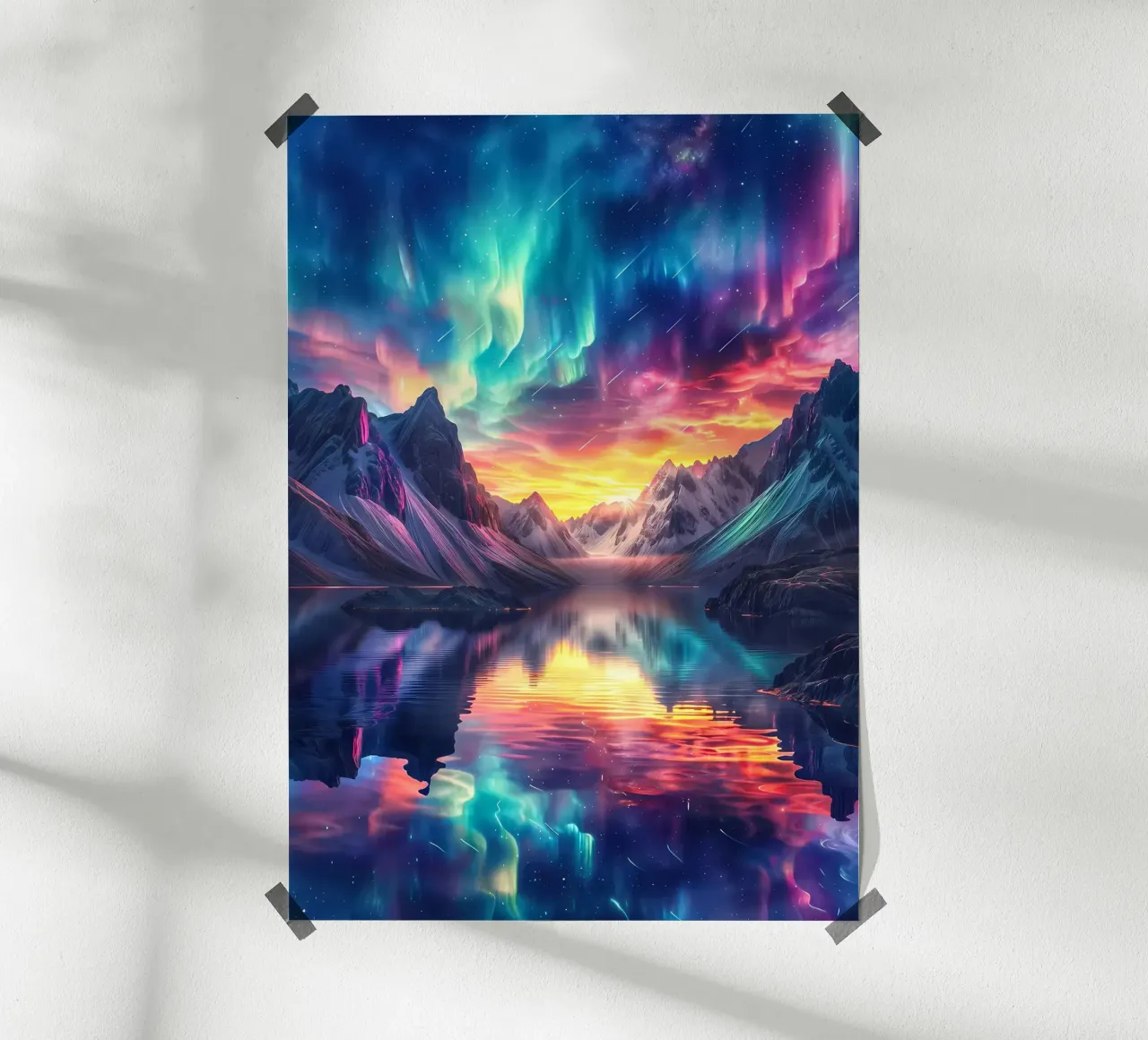 nature aurora borealis carta hahnemühle da Matthew Katz