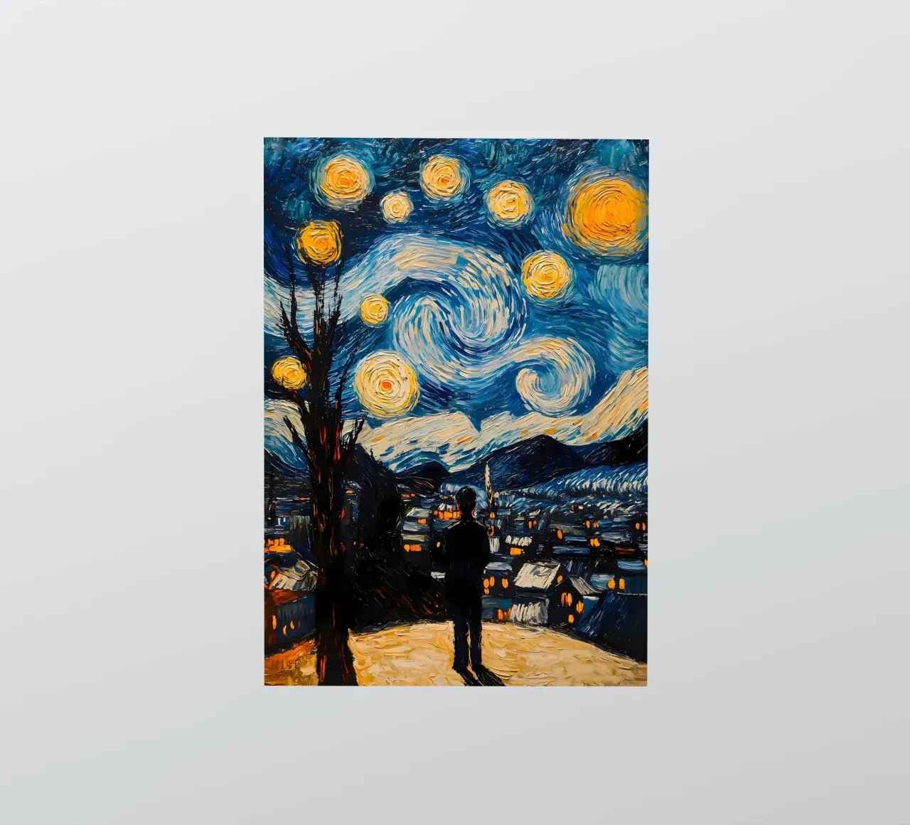 Starry Night Painting sticker by Adrian Patel