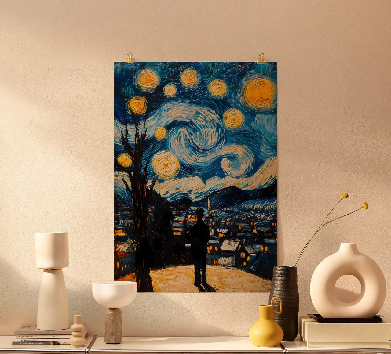 Starry Night Painting poster by Adrian Patel