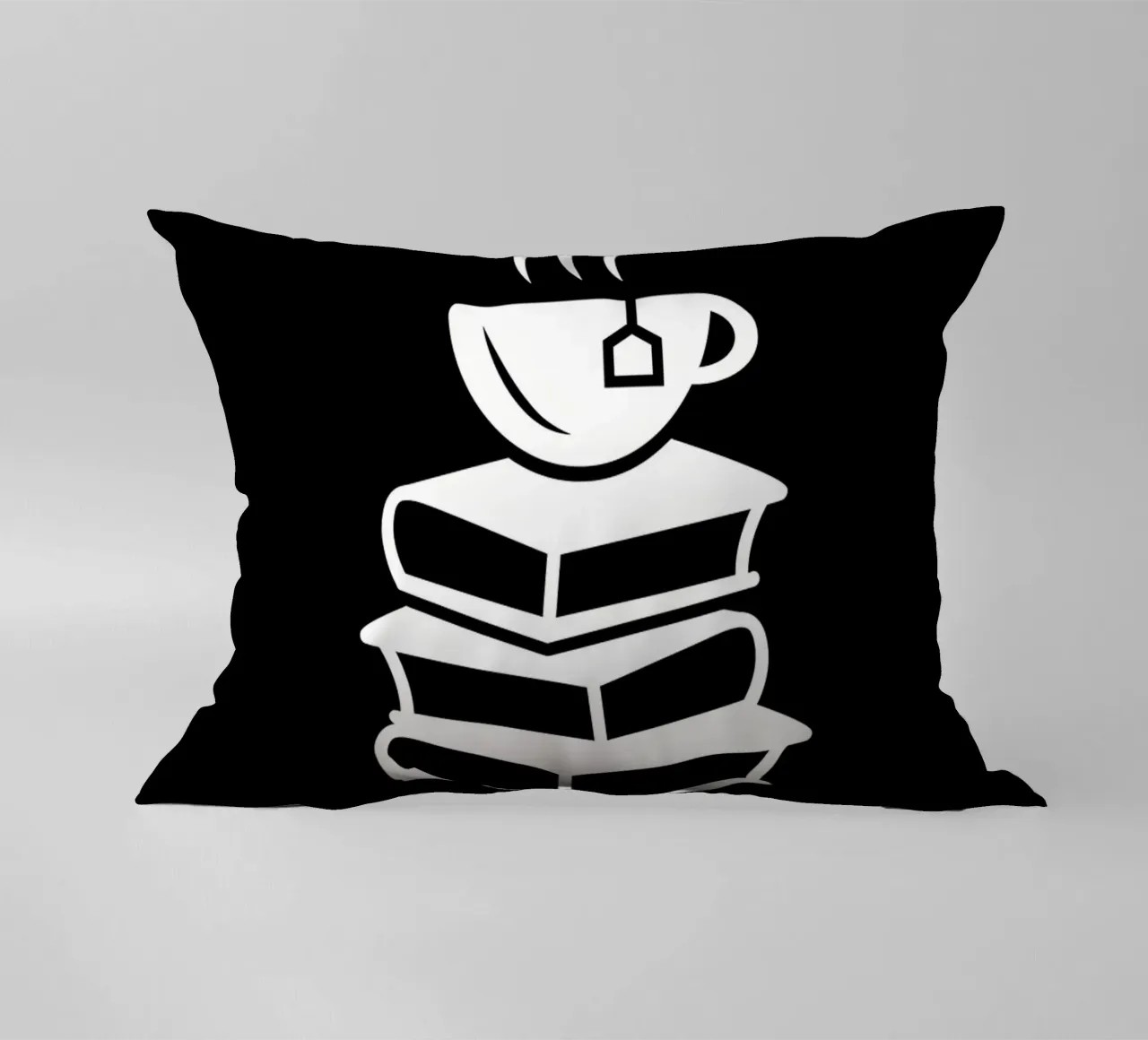 Leggere libri bere tè Regalo cuscino da Aiden Garcia