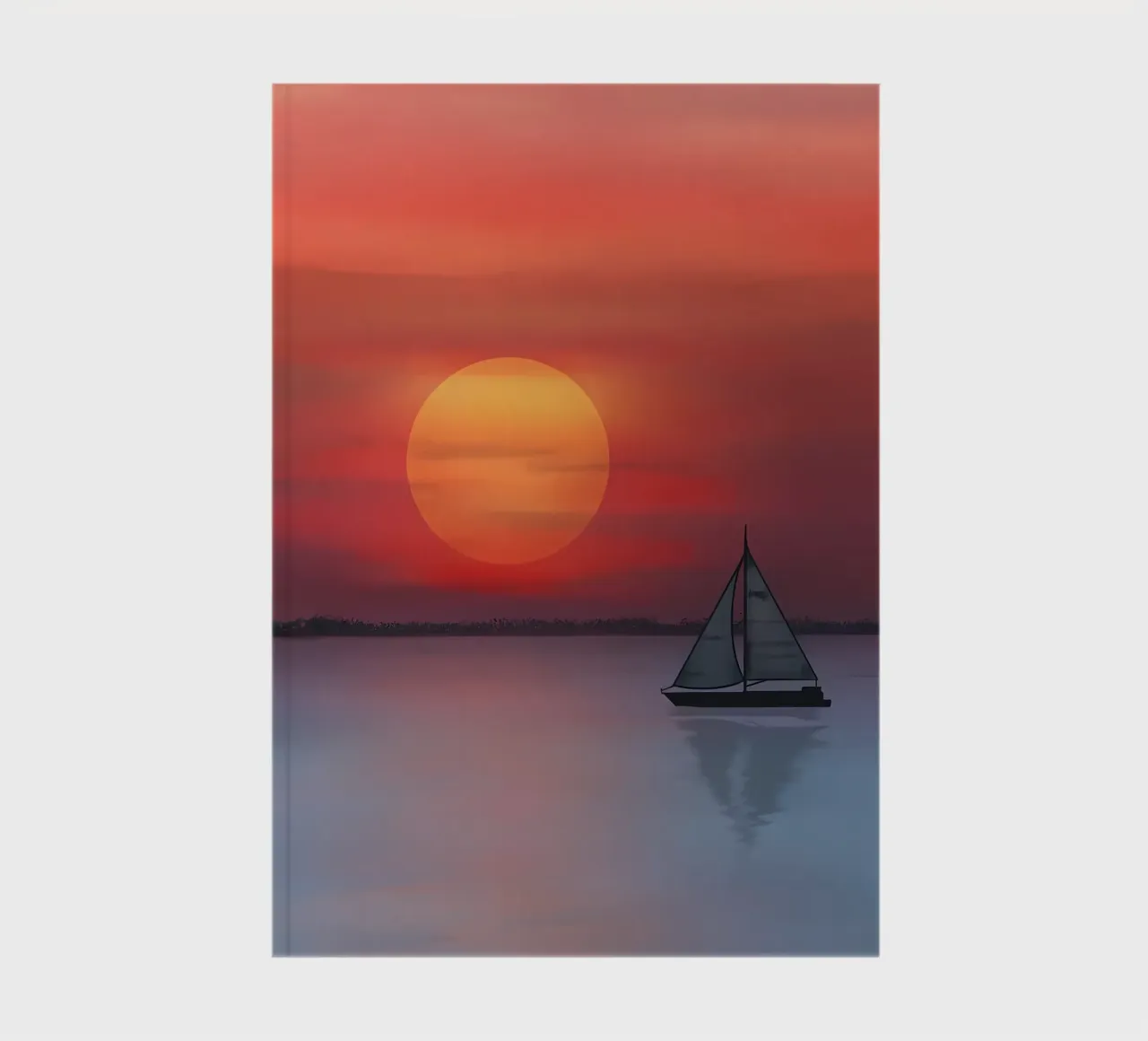 Sunset 3 notebook by Bartosz Powalka