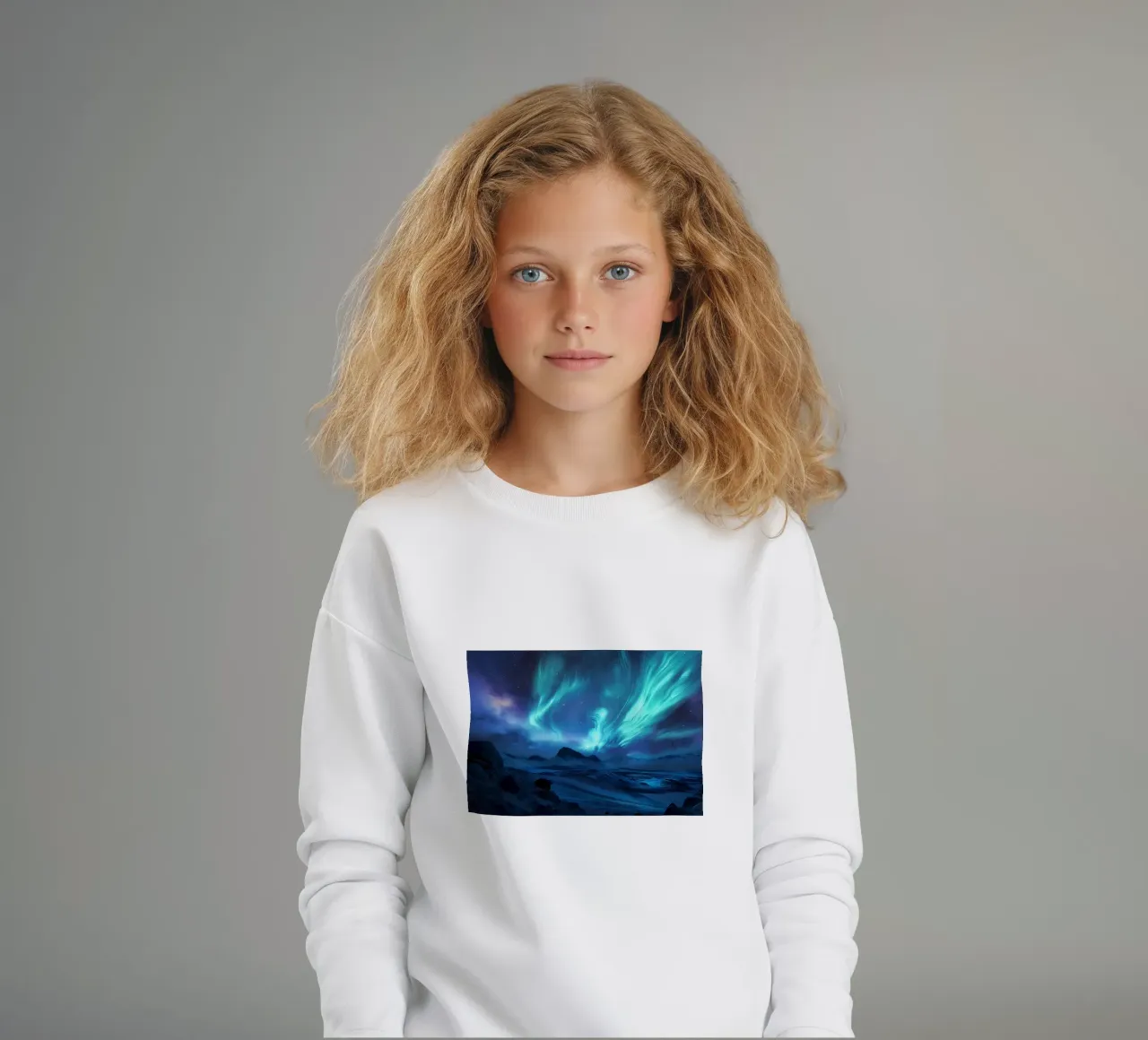 L'aurora boreale felpa bambino da Matthew Katz