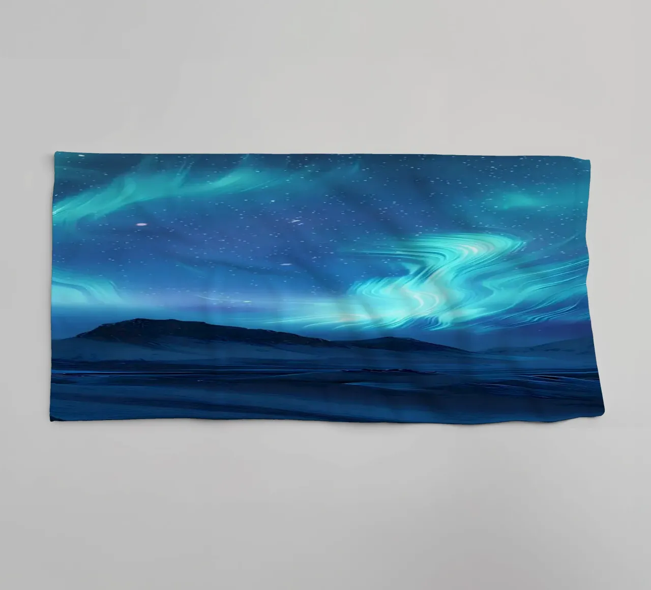 L'aurora boreale asciugamano da bagno da Matthew Katz