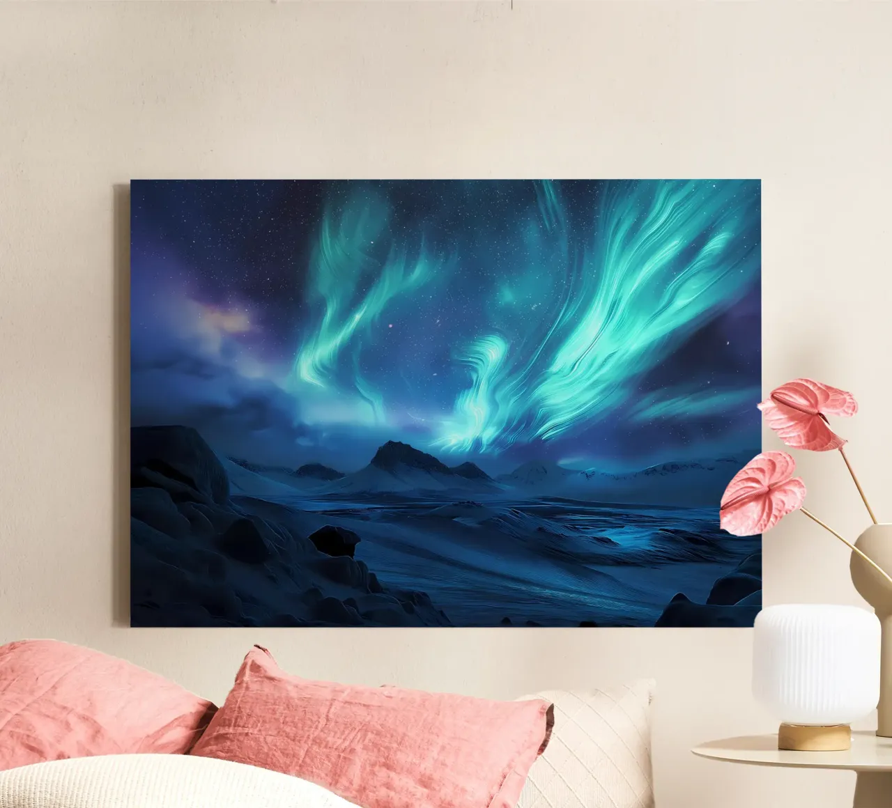 L'aurora boreale tela da Matthew Katz