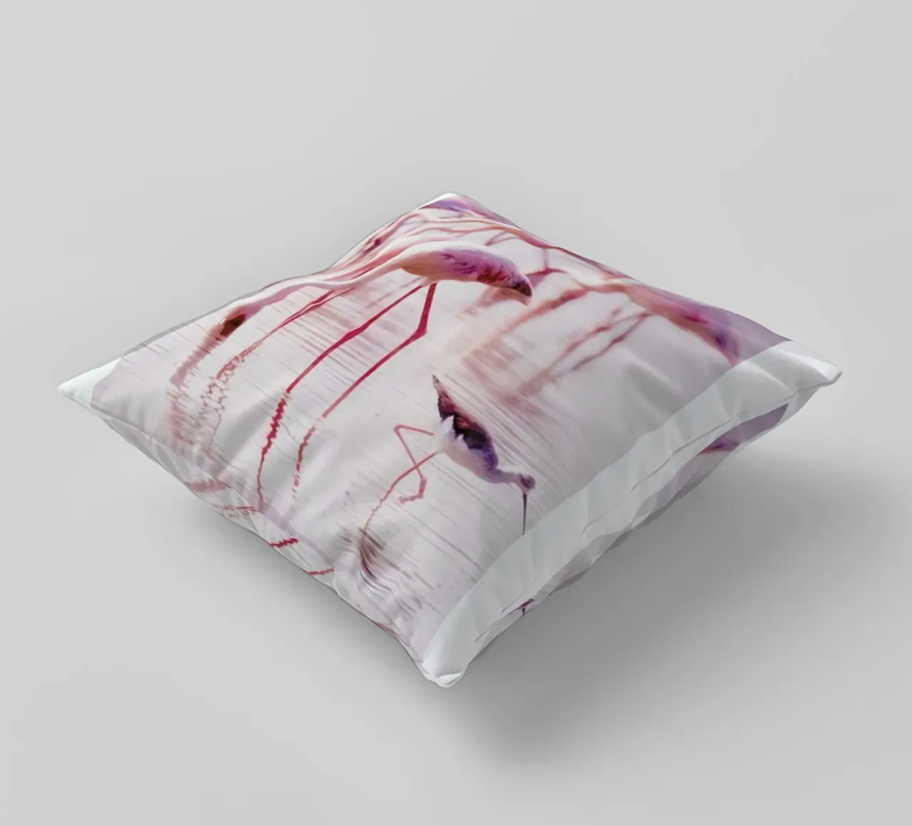 Flamingos in the Shallow cuscino da Natural Kingdom