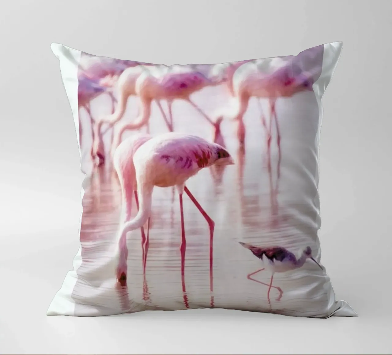 Flamingos in the Shallow cuscino da Natural Kingdom