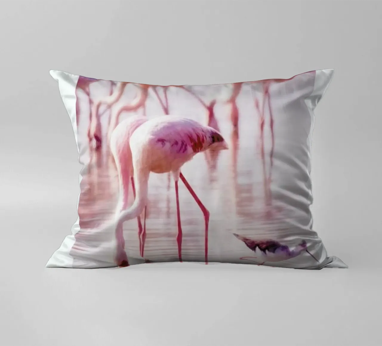 Flamingos in the Shallow cuscino da Natural Kingdom