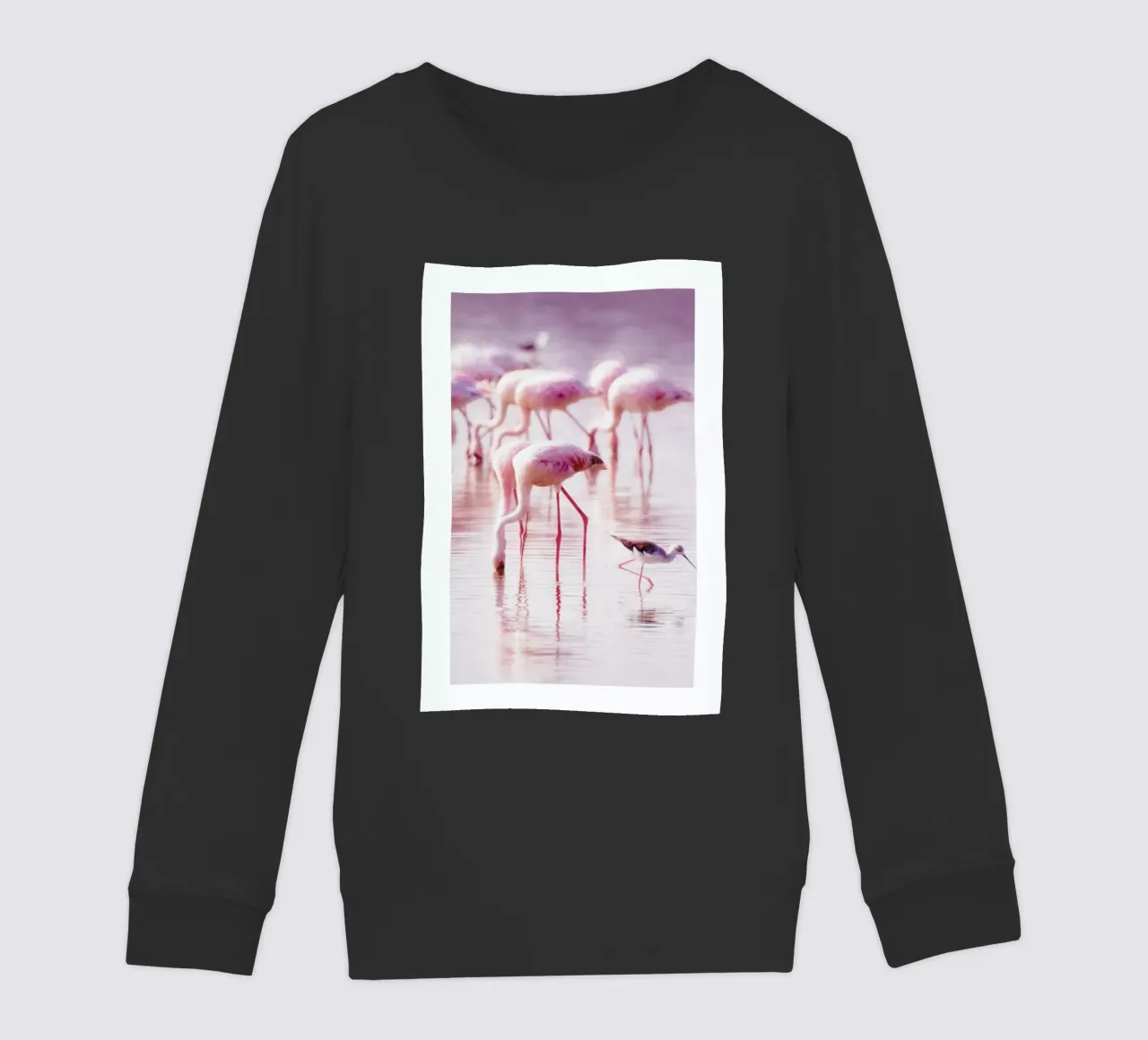 Flamingos in the Shallow felpa bambino da Natural Kingdom