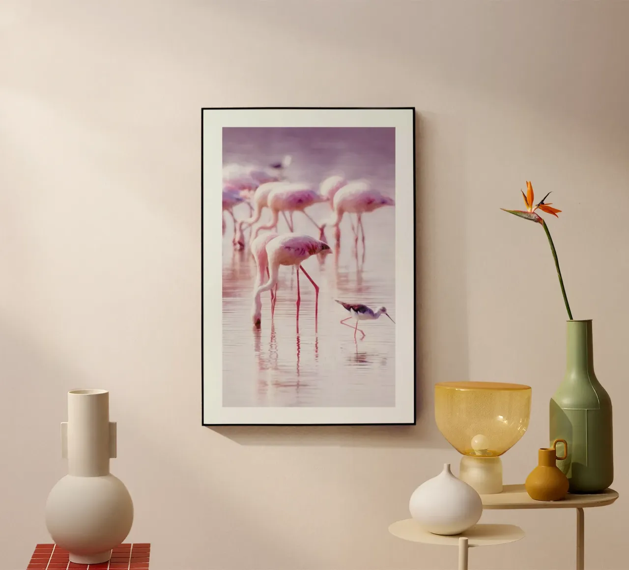 Flamingos in the Shallow plexiglass da Natural Kingdom