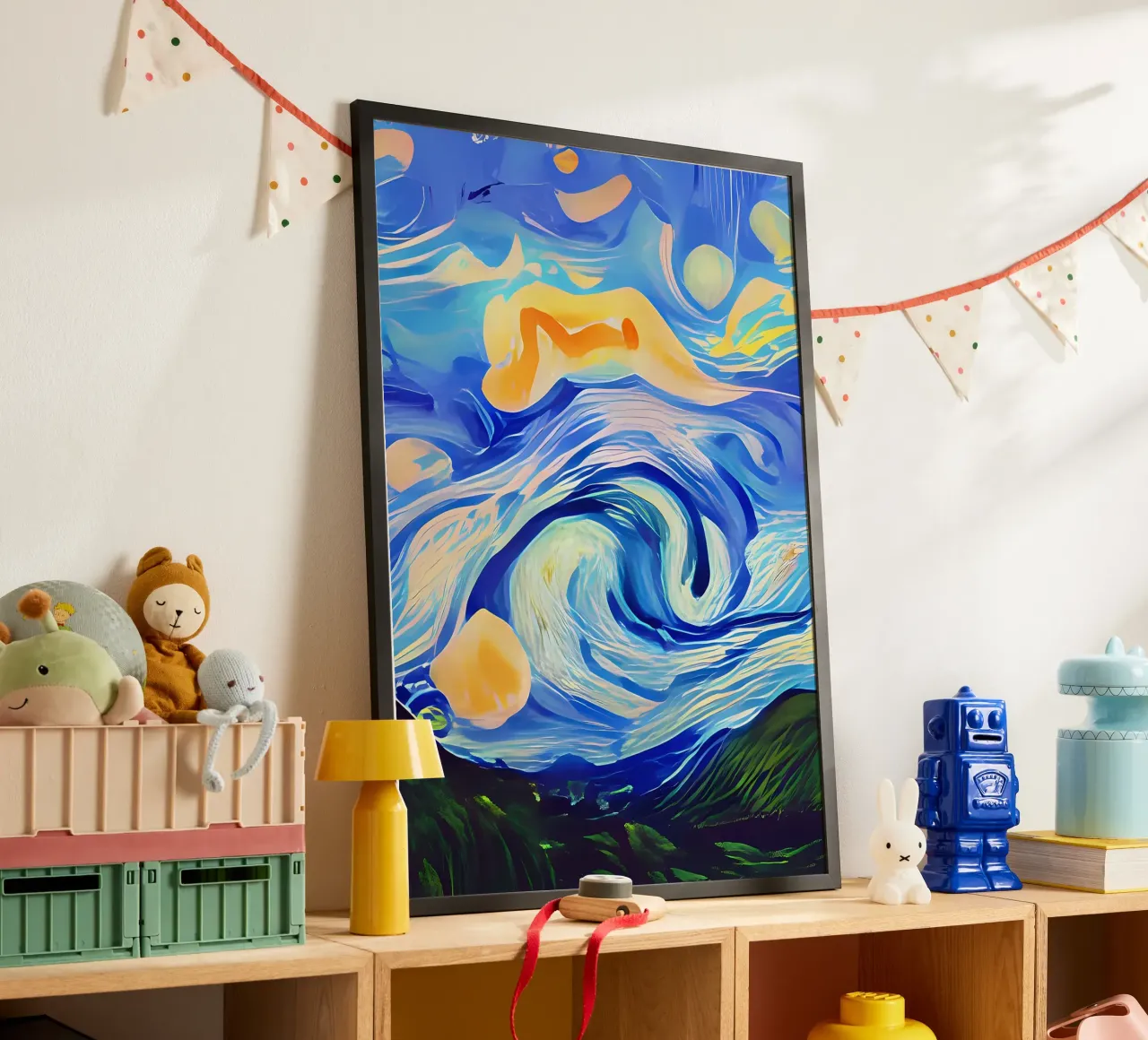 Sternennächte Poster von Adrian Patel