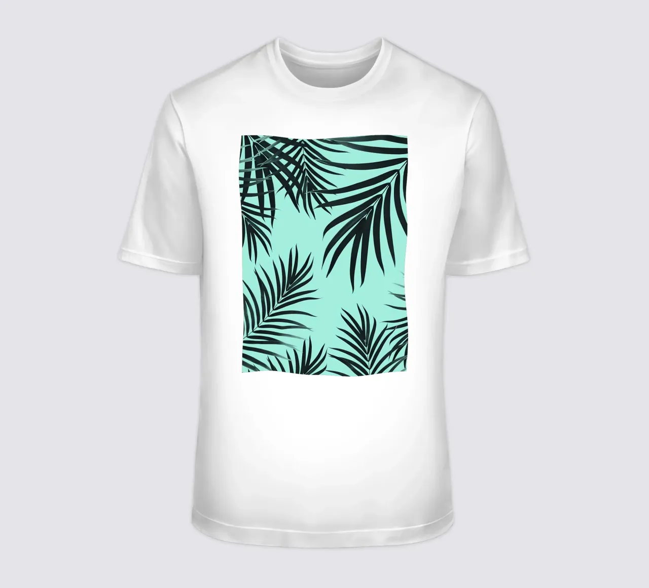 Modello di foglie di palma 7 t-shirt da Nicholas Campbell