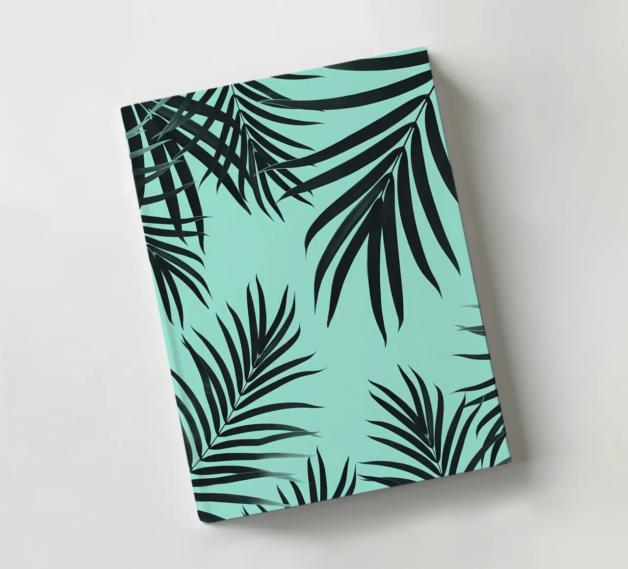 Palm Leaves Pattern 7 notebook by Nicholas Campbell